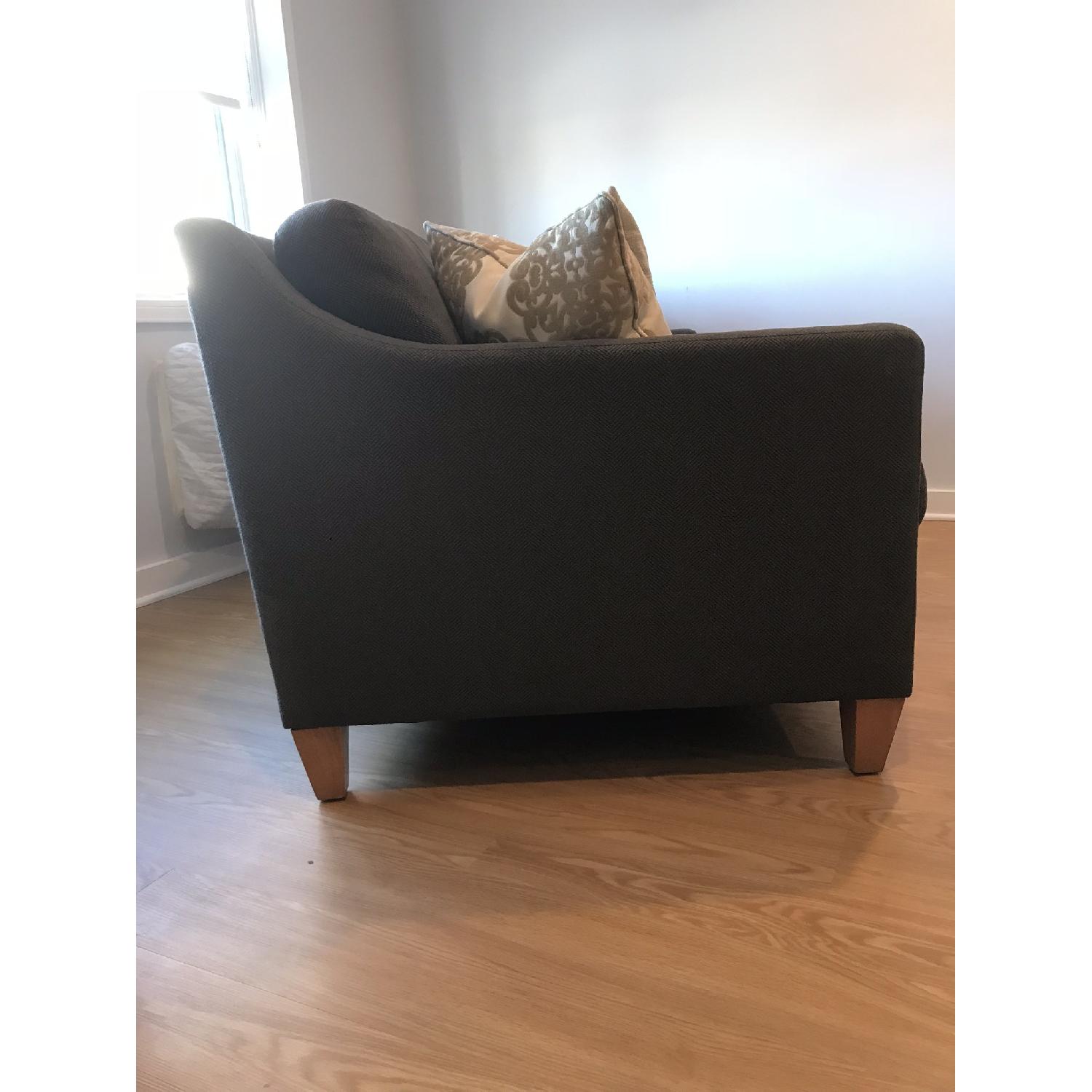 Ethan Allen Grey Monterey Sofa - image-3