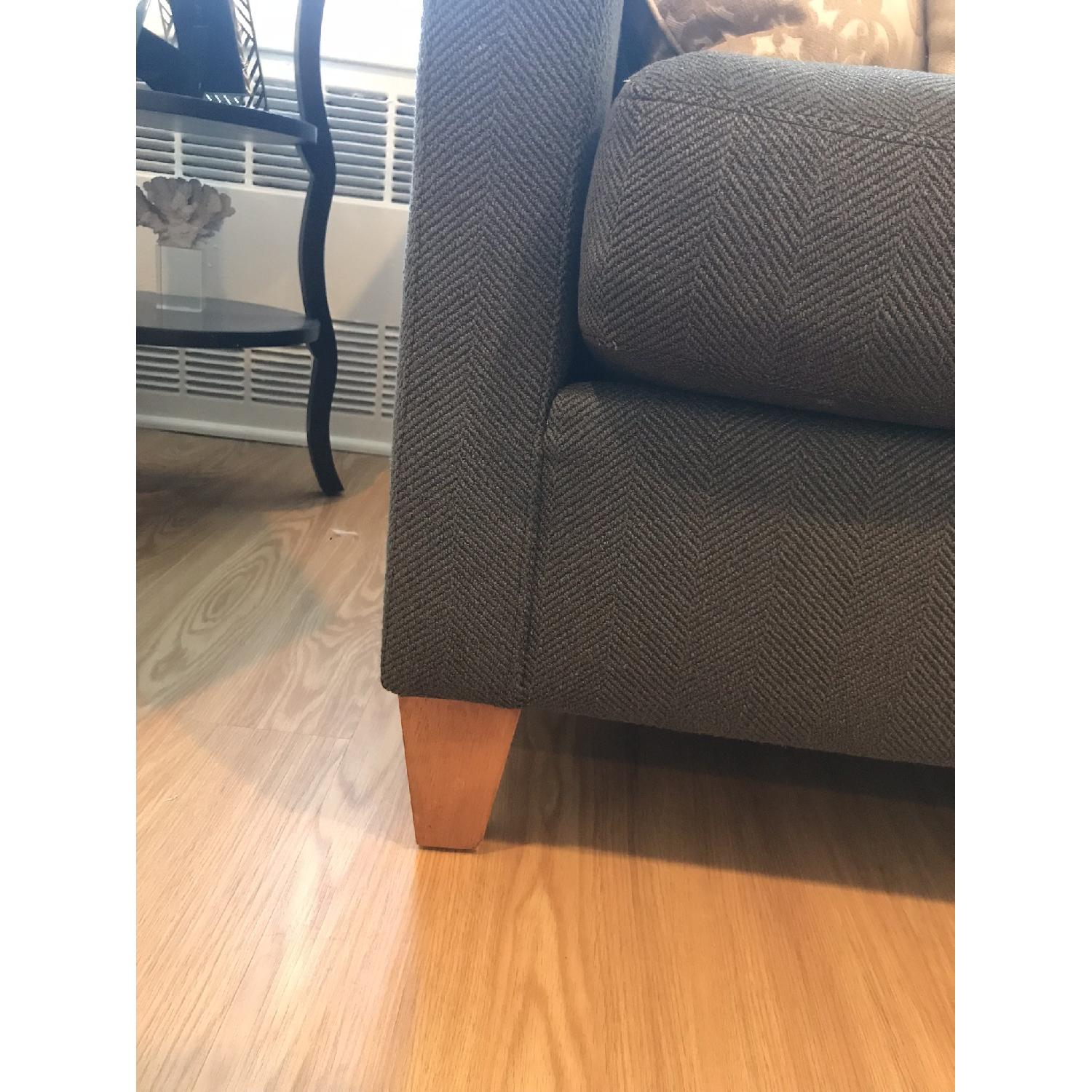 Ethan Allen Grey Monterey Sofa - image-5