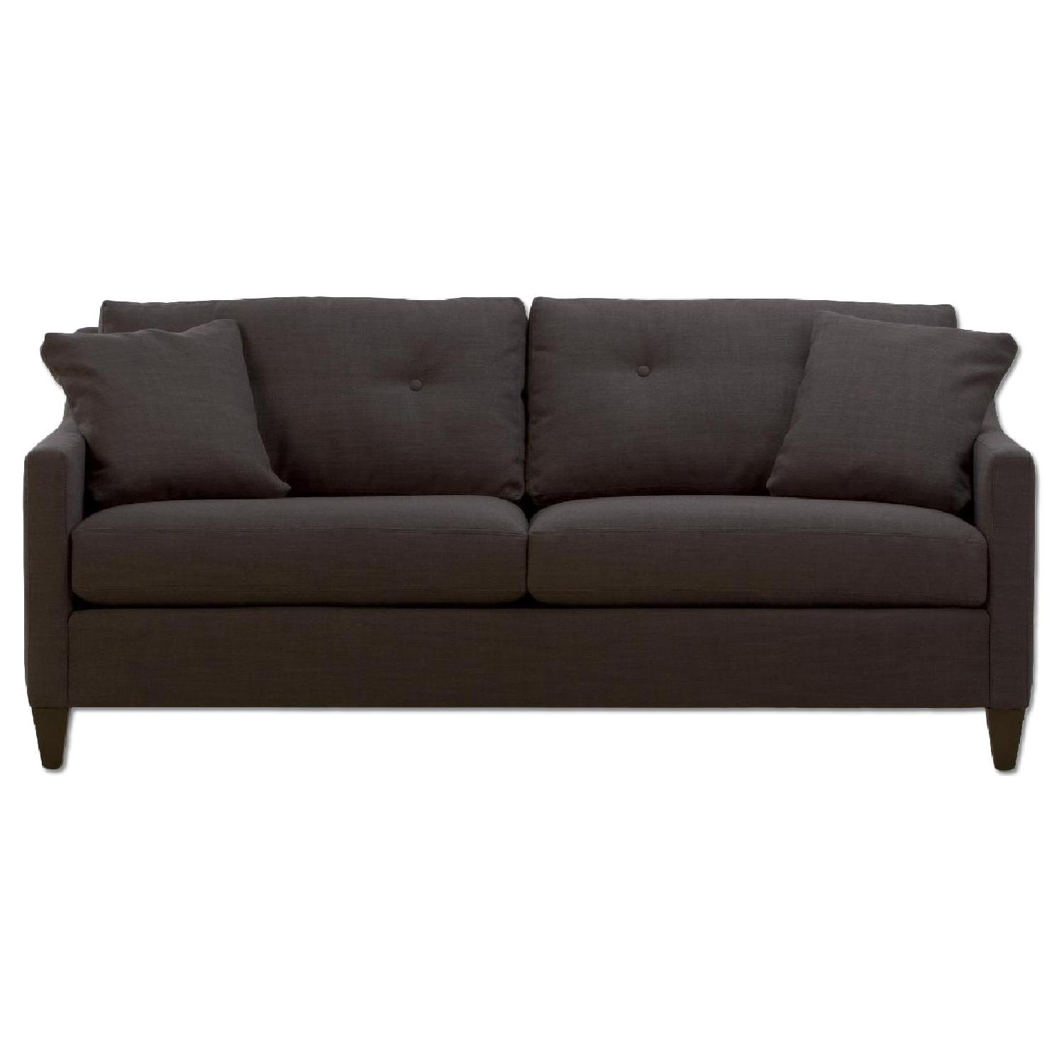 Ethan Allen Grey Monterey Sofa - image-0