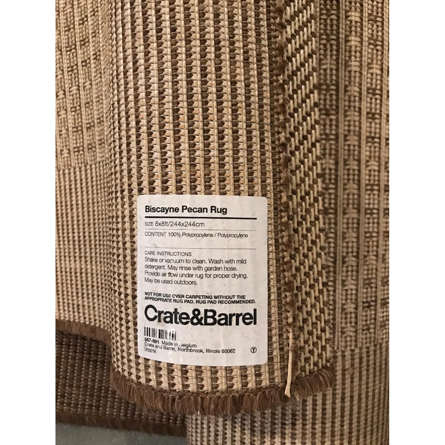 Crate & Barrel Biscayne Indoor/Outdoor Pecan Rug - image-1