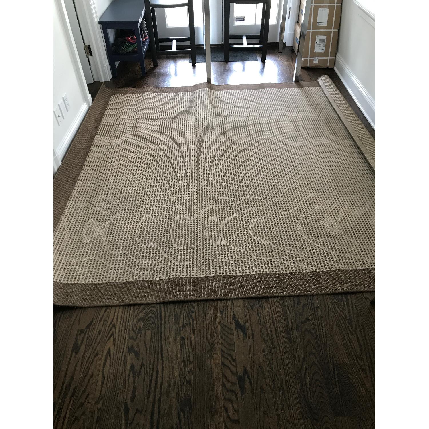 Crate & Barrel Biscayne Indoor/Outdoor Pecan Rug - image-4