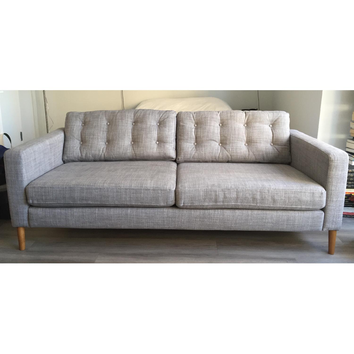 Ikea Karlstad Sofa w/ MidCentury Modern Upgrades AptDeco