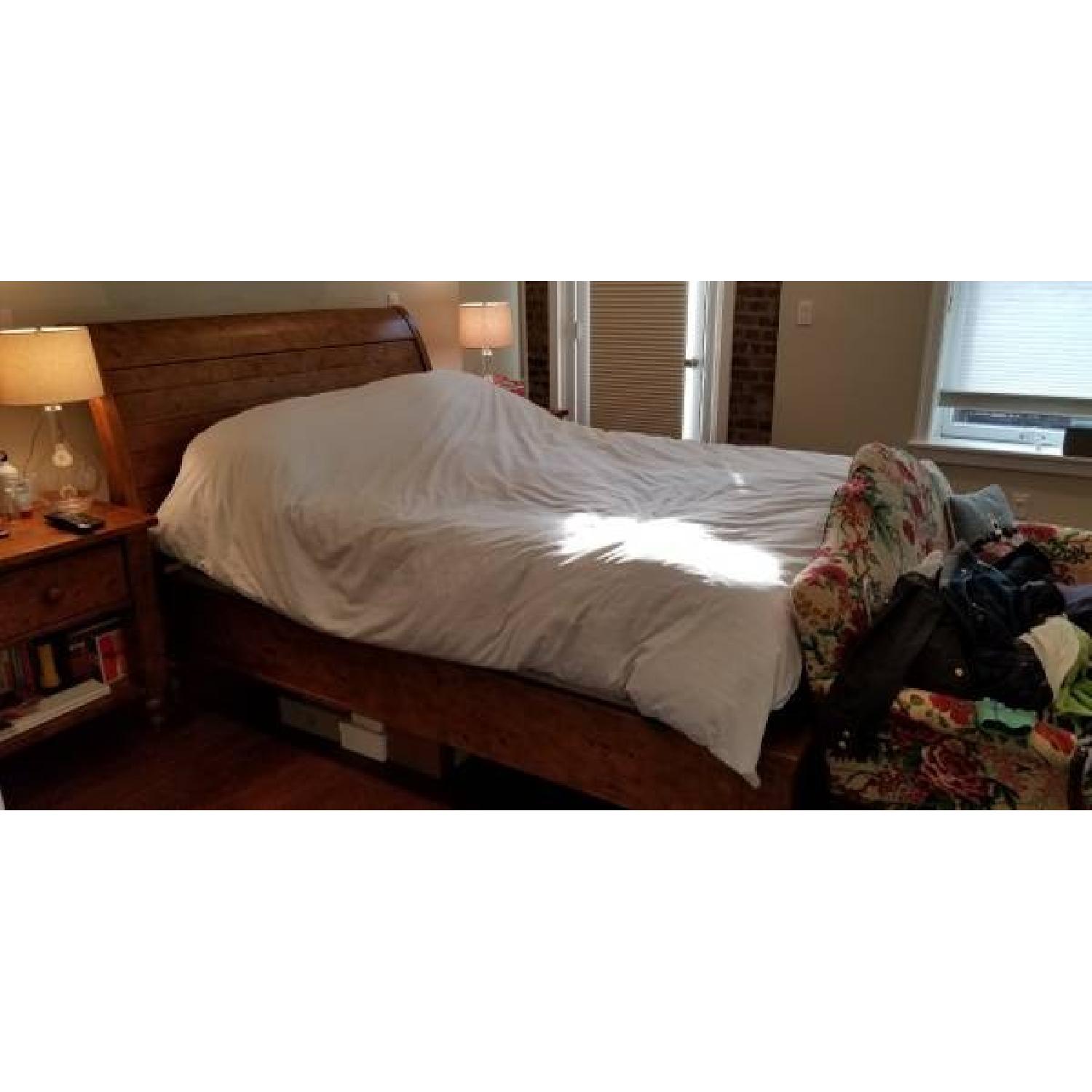 Pottery Barn Ashby Queen Size Sleigh Bed Frame - image-2