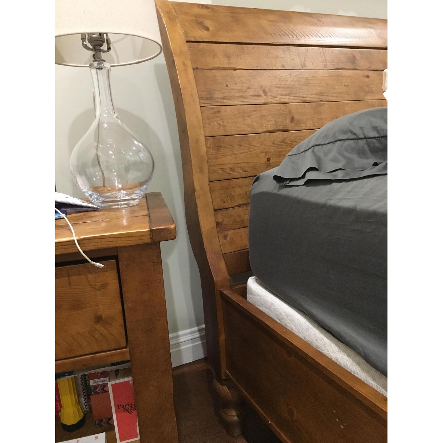 Pottery Barn Ashby Queen Size Sleigh Bed Frame - image-3