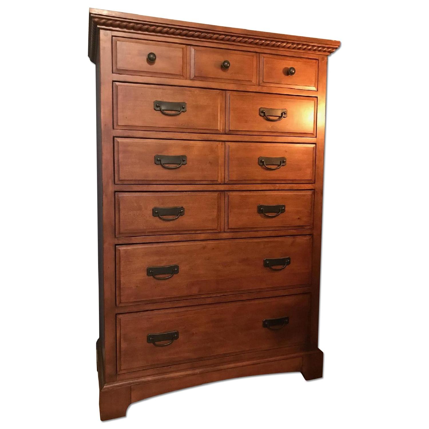 Natural Cherry Tall Dresser AptDeco