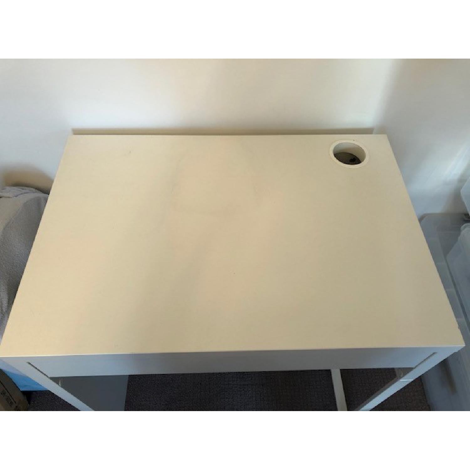 Ikea White Micke Desk - image-2