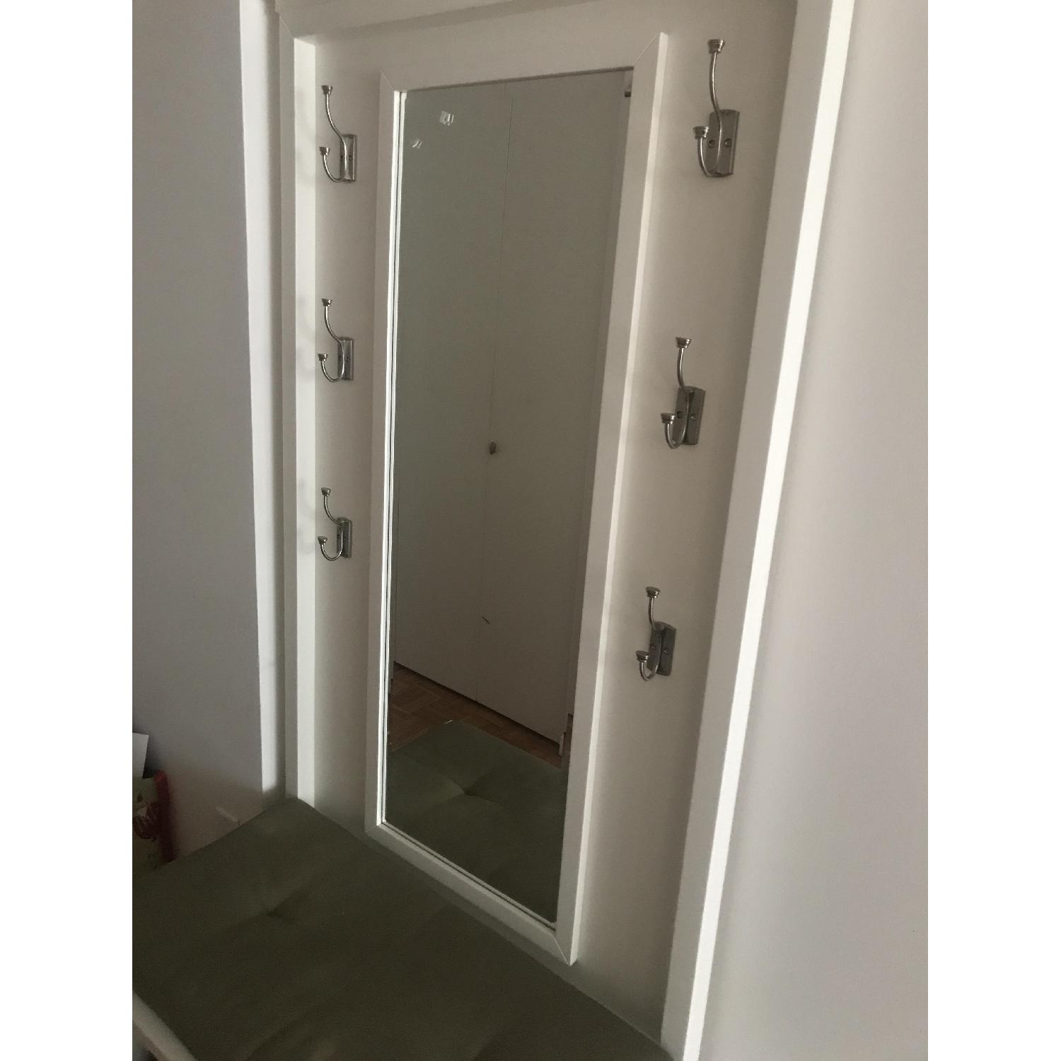 Crate & Barrel Entryway Bench w/ Storage - image-2