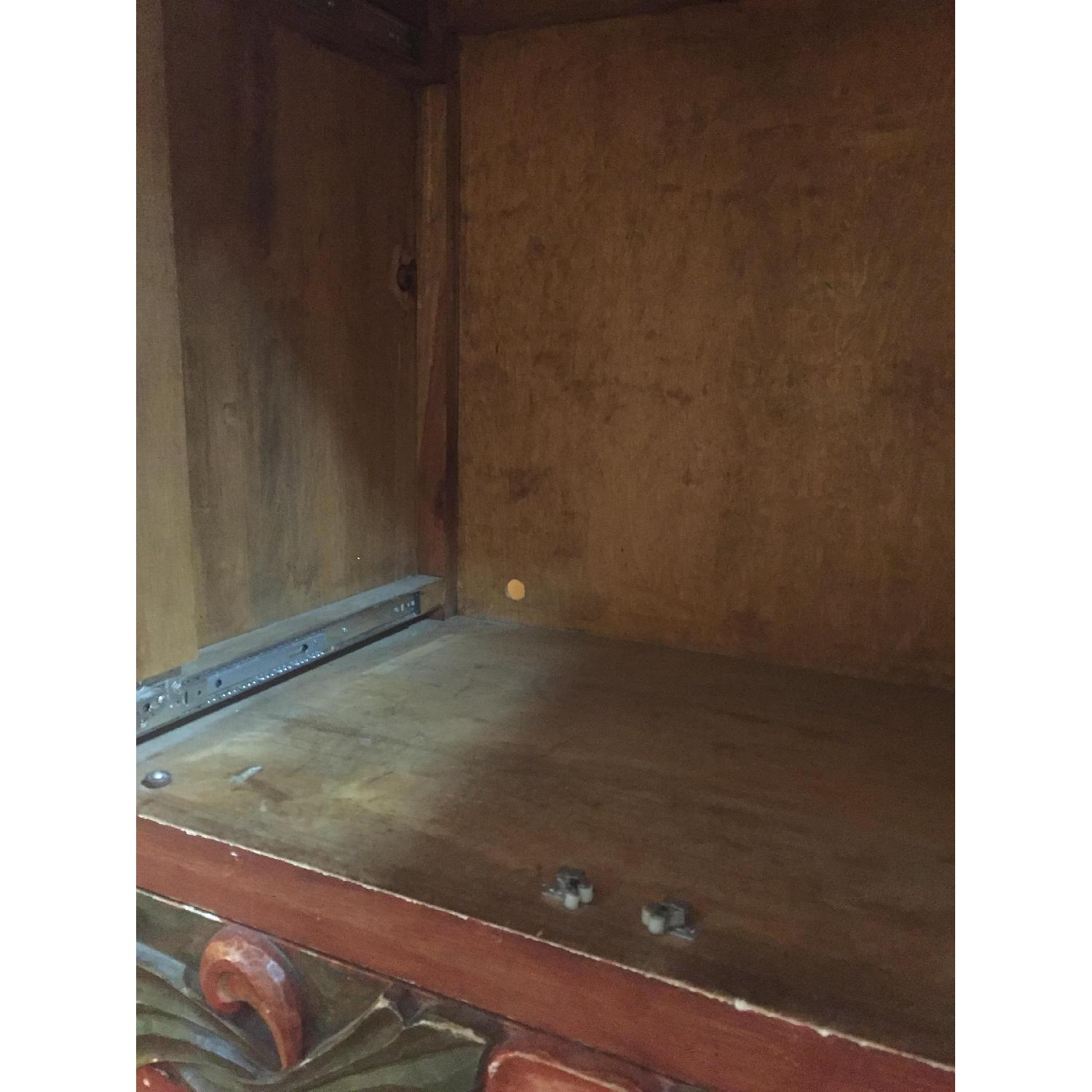 Pineapple Furniture, Inc Mexican Hand Painted Carved Armoire - image-5