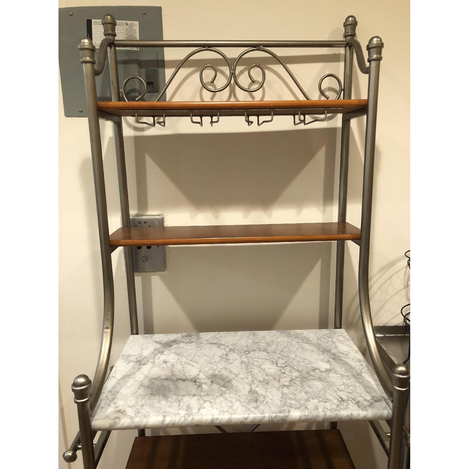 Bed Bath & Beyond Orleans Vintage Caramel Baker's Rack - image-3