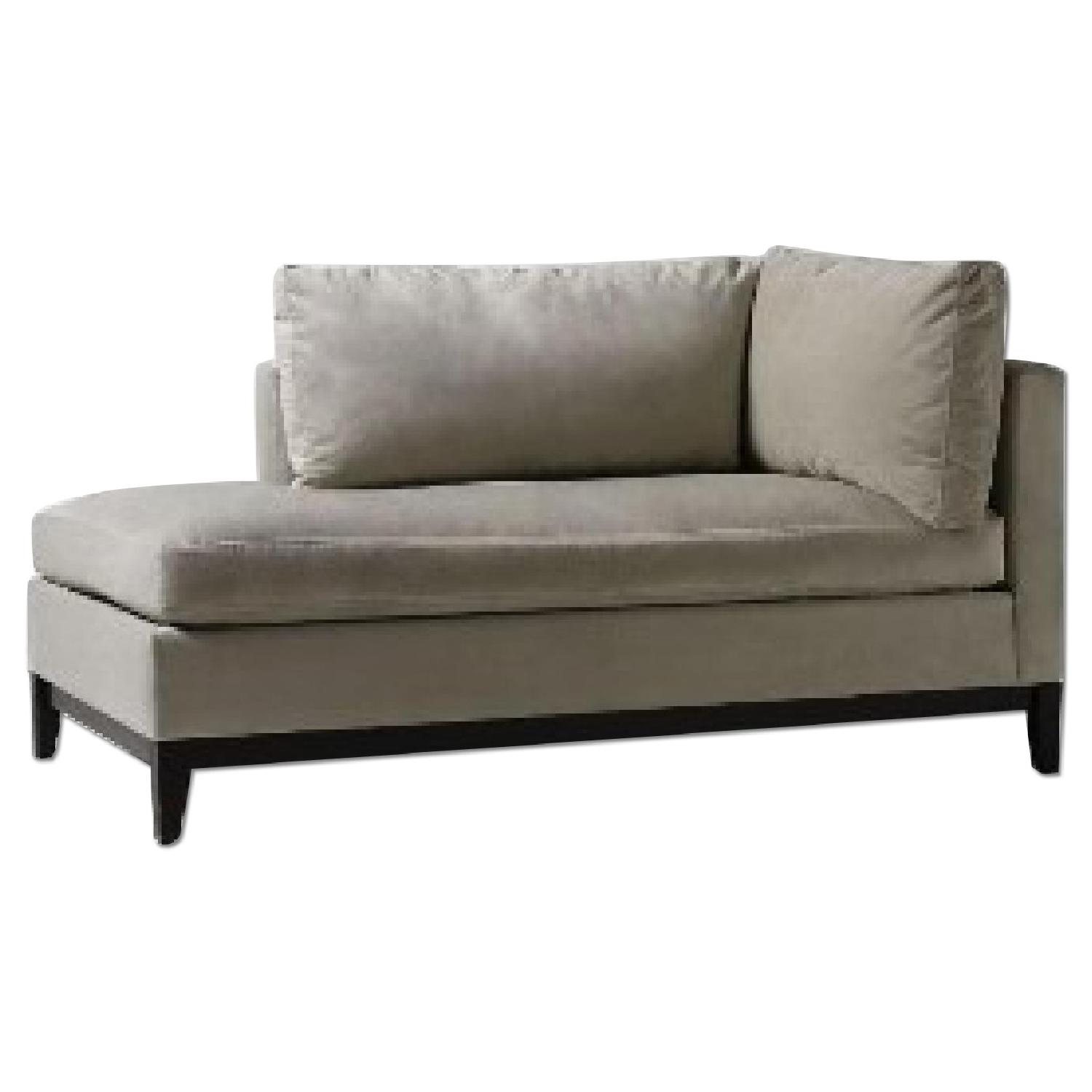 West Elm Blake Down Filled Chaise Lounge - image-0