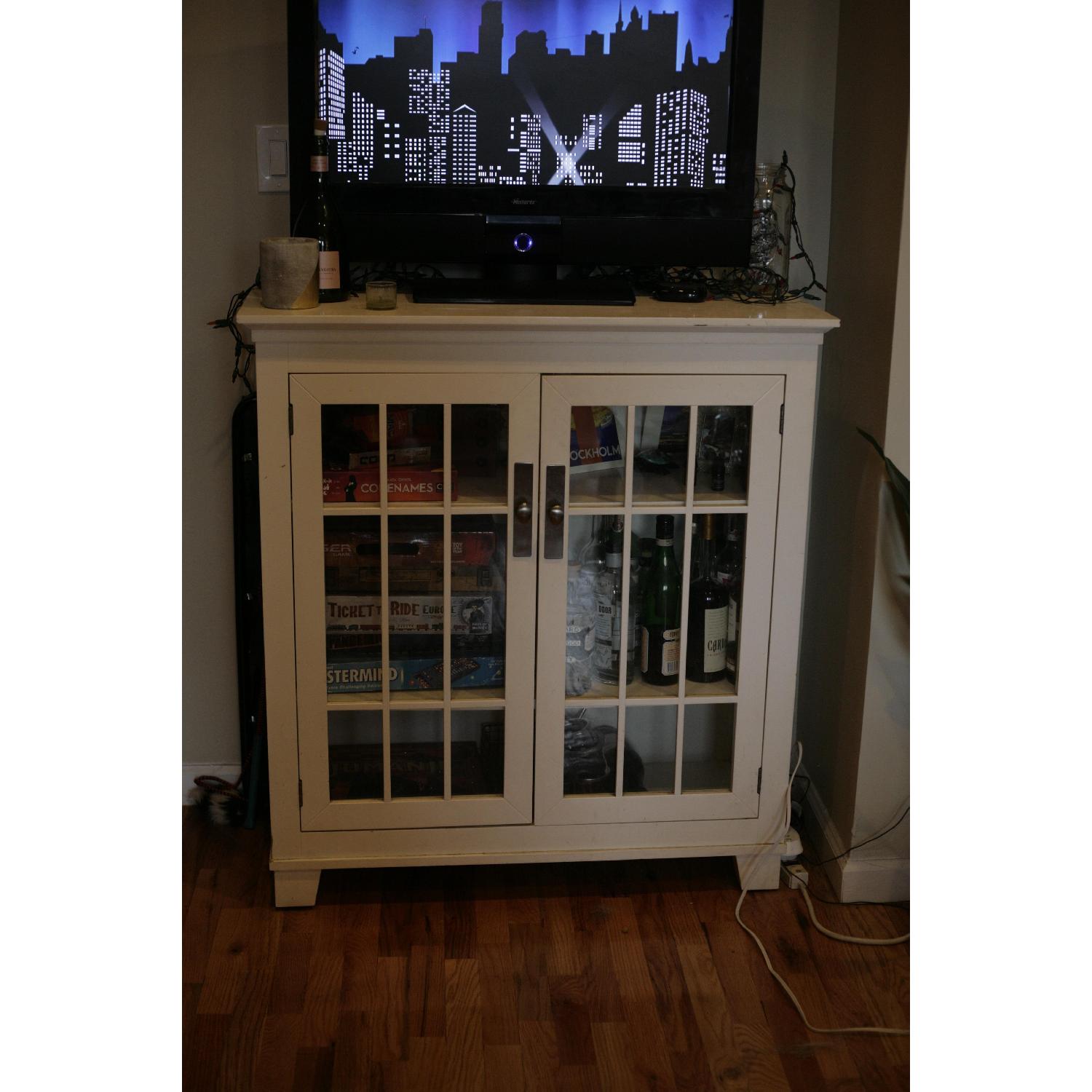 White Display Cabinet - image-1