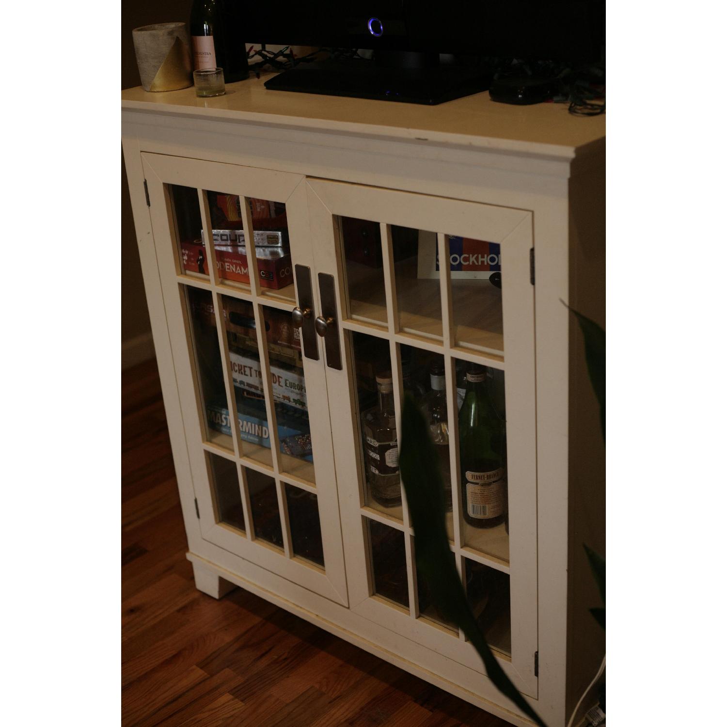White Display Cabinet - image-2