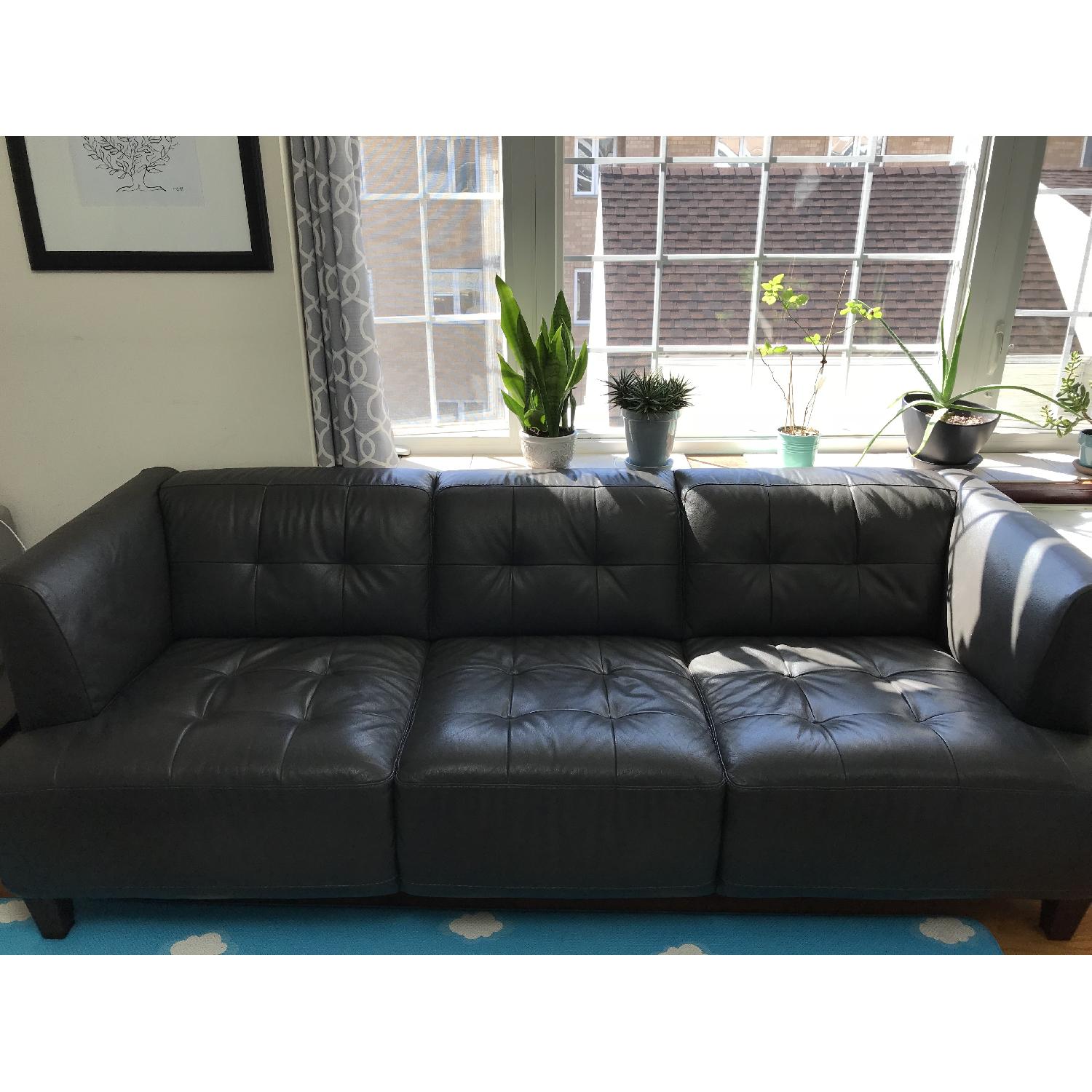 Macy's Alessia Leather Sofa - image-2
