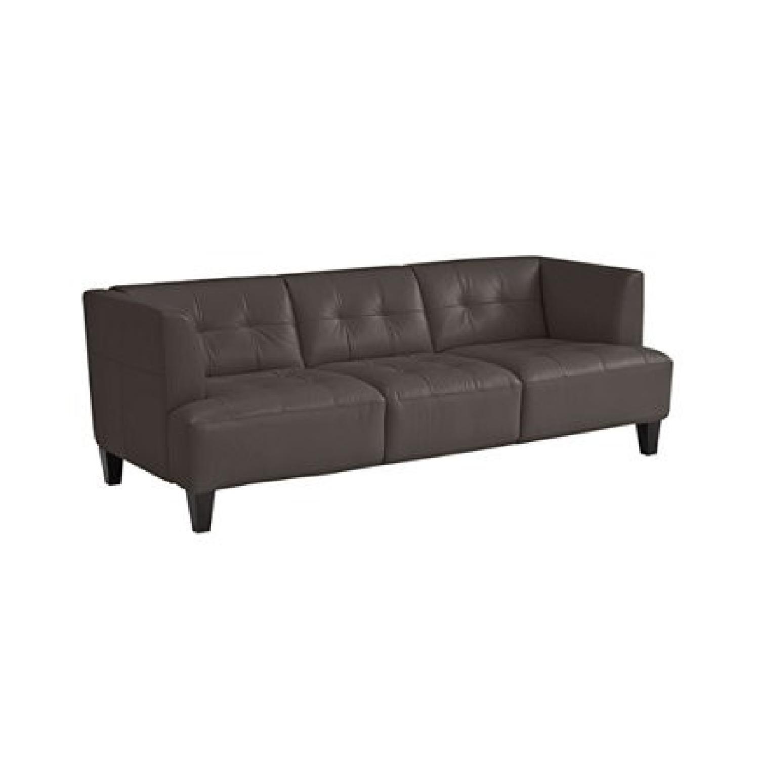 Macy's Alessia Leather Sofa - image-0