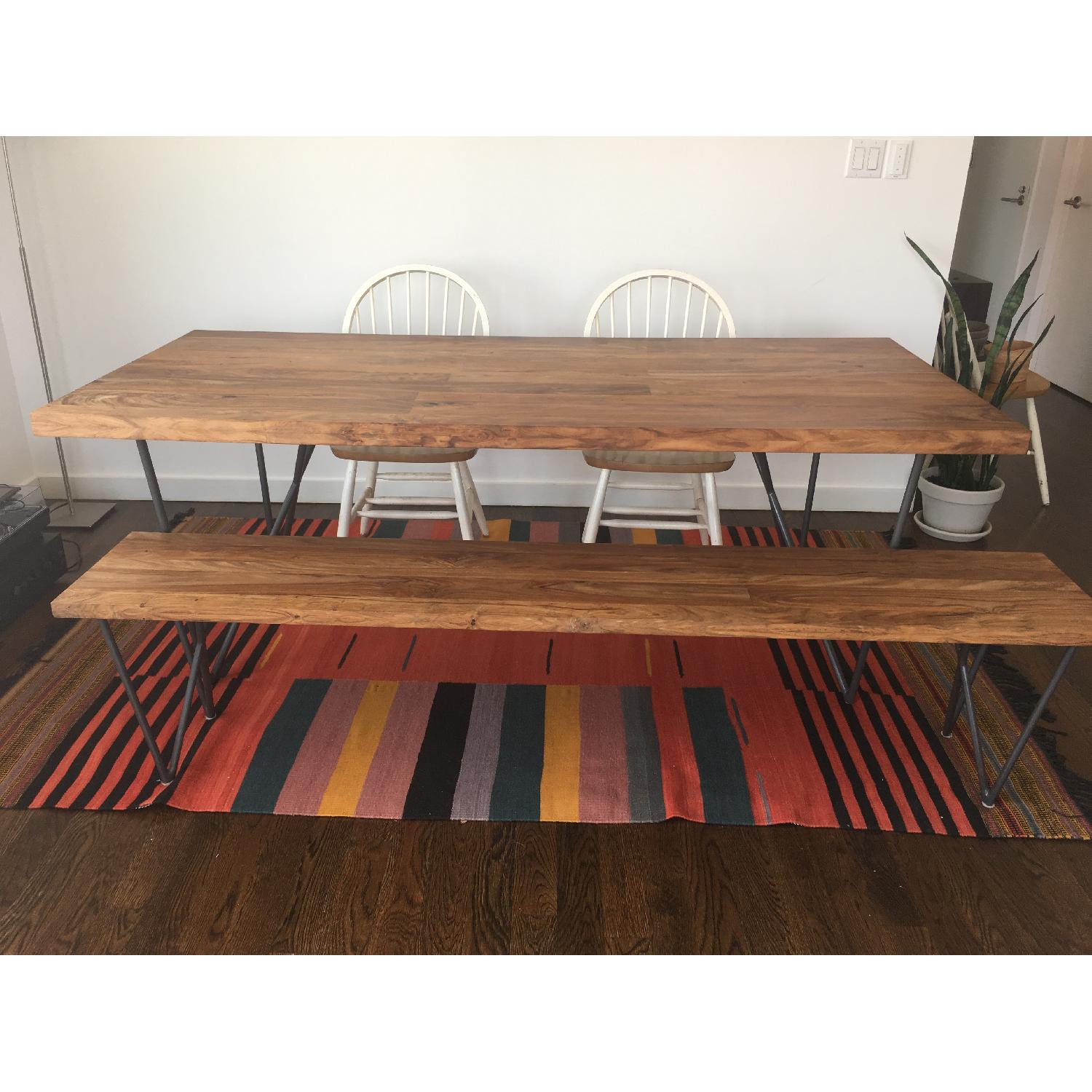 CB2 Dylan Solid Wood Dining Table - image-2