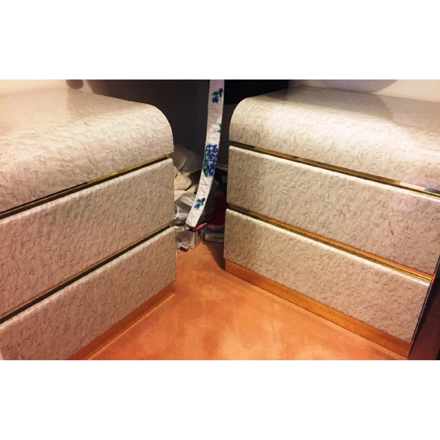 King Size Platform Bed w/ Headboard - image-1