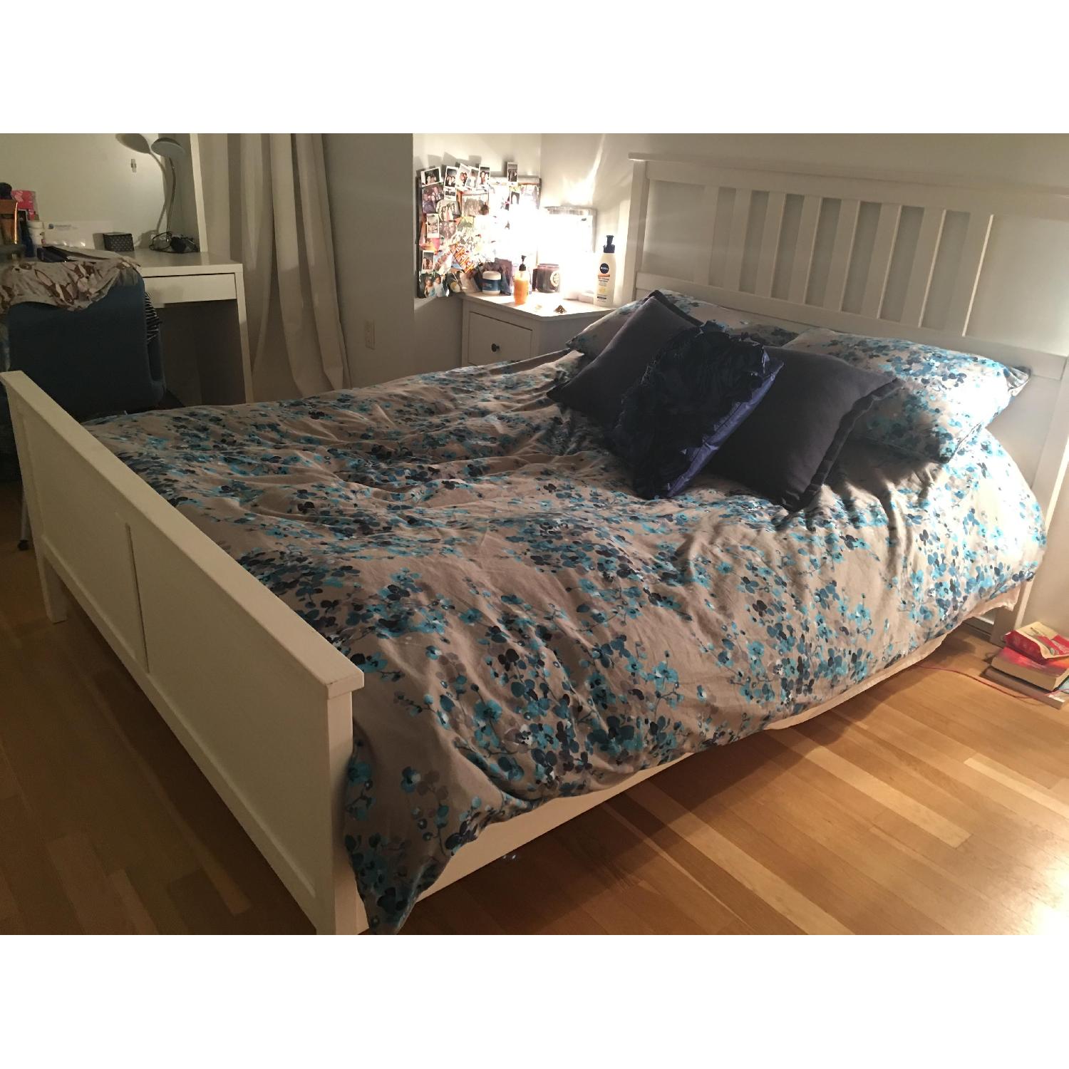 Ikea Hemnes Queen Bed Frame AptDeco