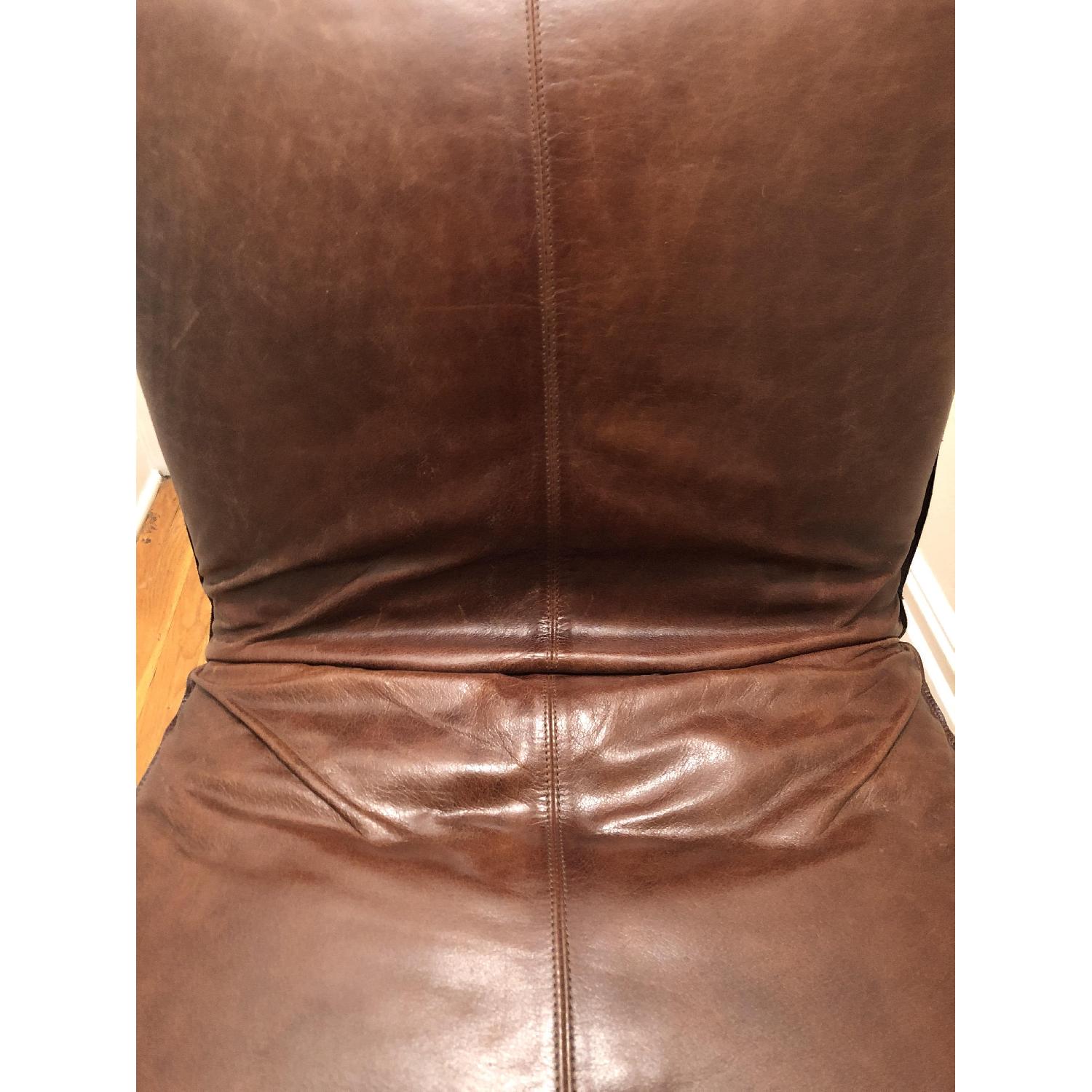 Restoration Hardware Platt Leather Swivel Desk Chair - image-3