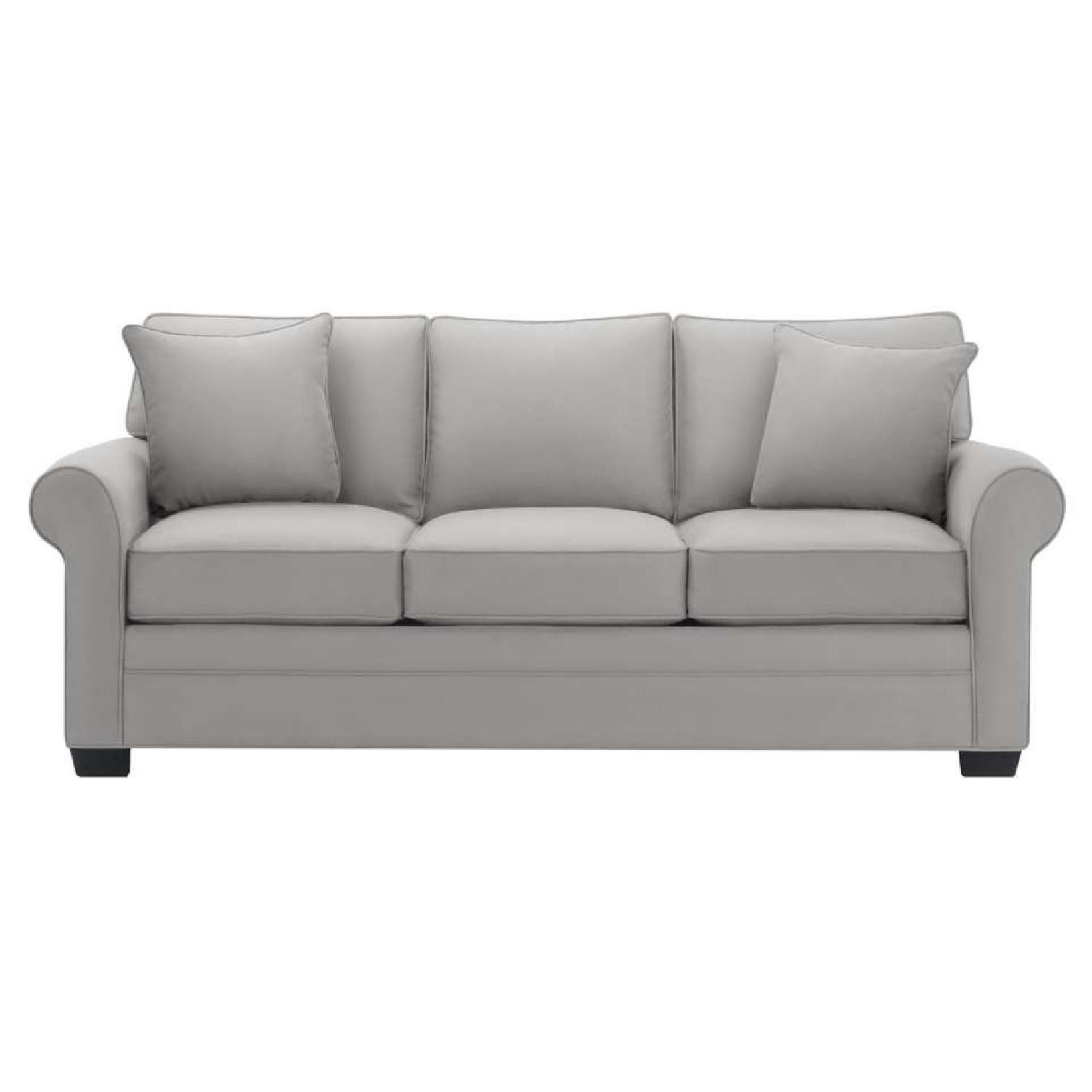 Raymour & Flanigan H.M. Richards 3 Seater Sofa w/ 2 Pillows - image-0