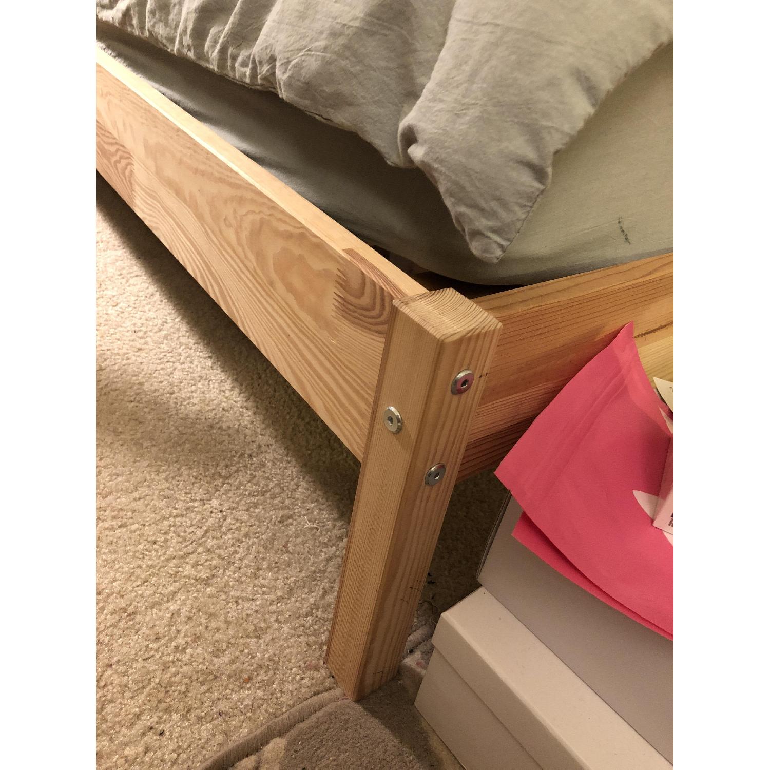 Ikea Tarva Wood Queen Size Bed AptDeco