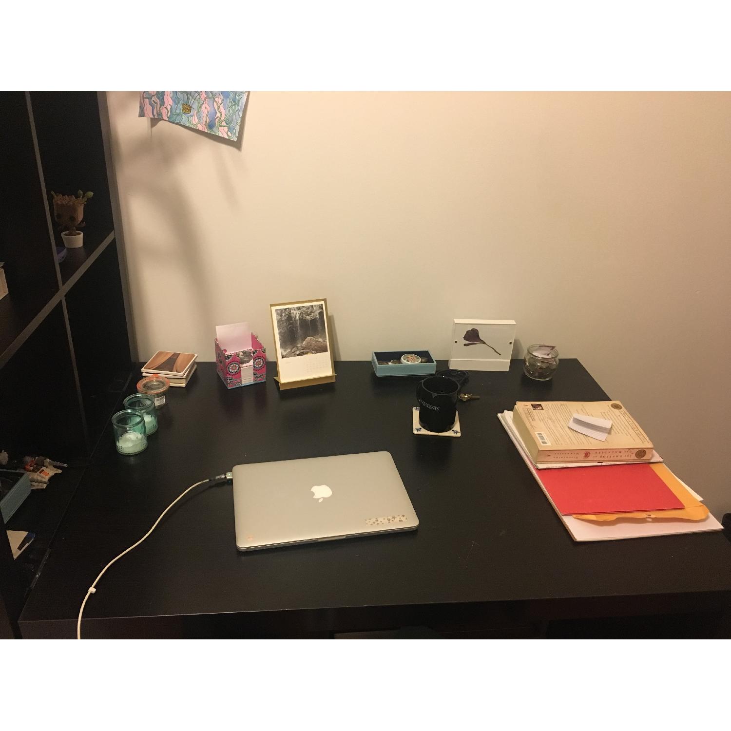 Ikea Kallax Bookcase w/ Desk - image-2