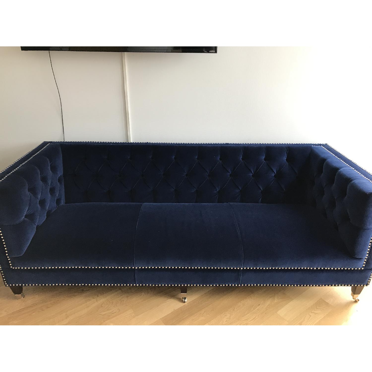 Safavieh Couture High Line Miller Tufted Velvet Sofa - image-1
