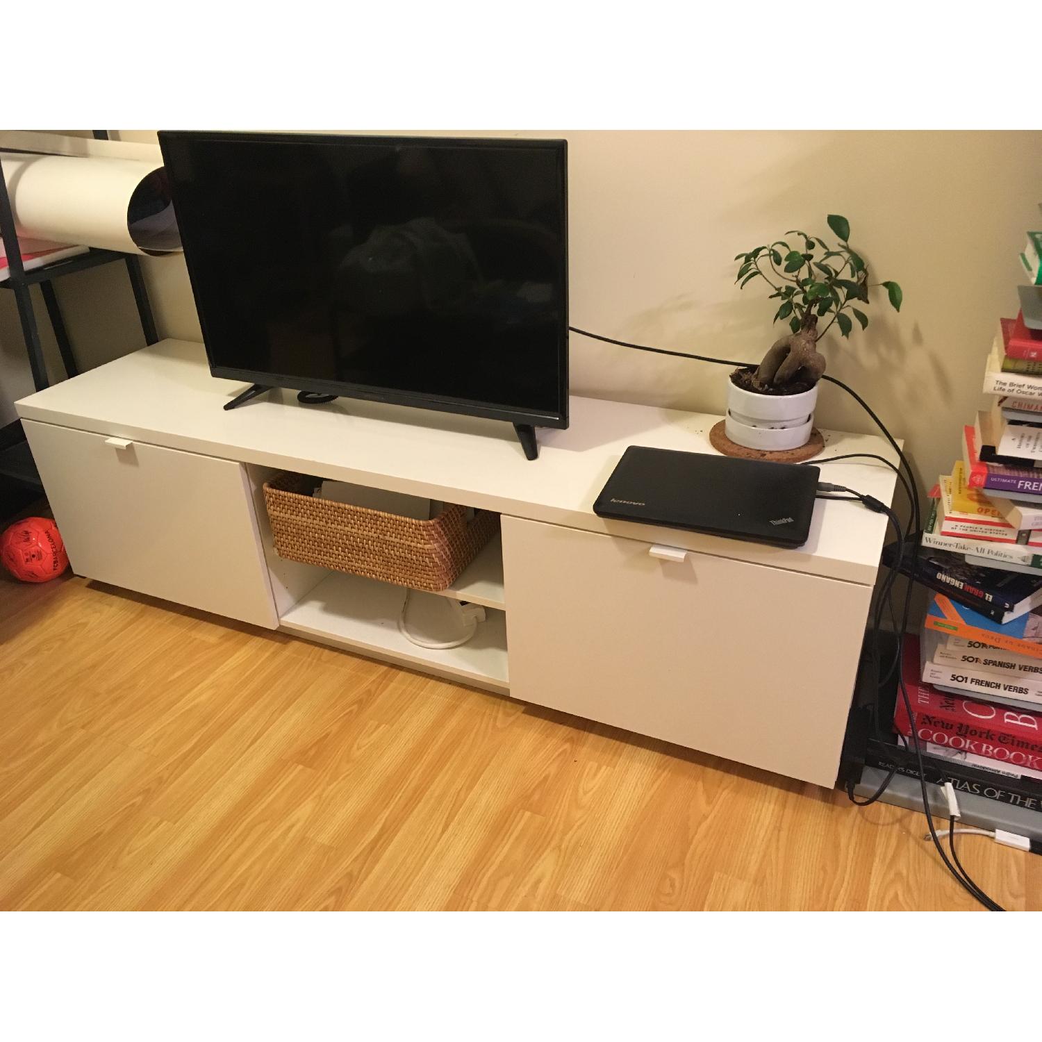 Ikea Modern Entertainment Center AptDeco