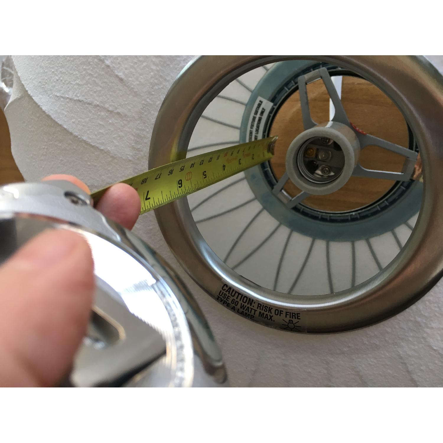 Nelson Saucer Crisscross Bubble Small Pendant - image-1