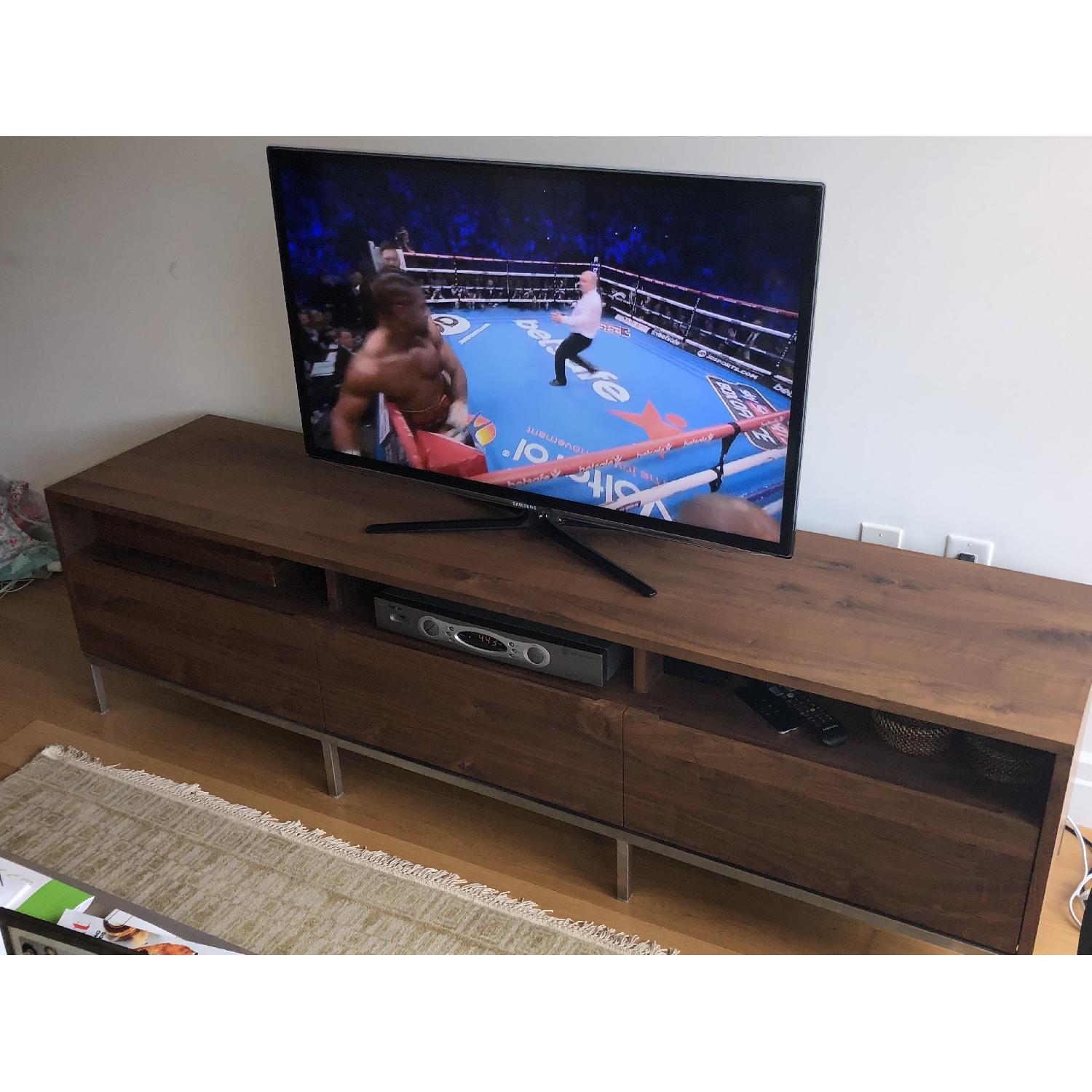 Crate & Barrel Pearson Walnut Media Console - image-4