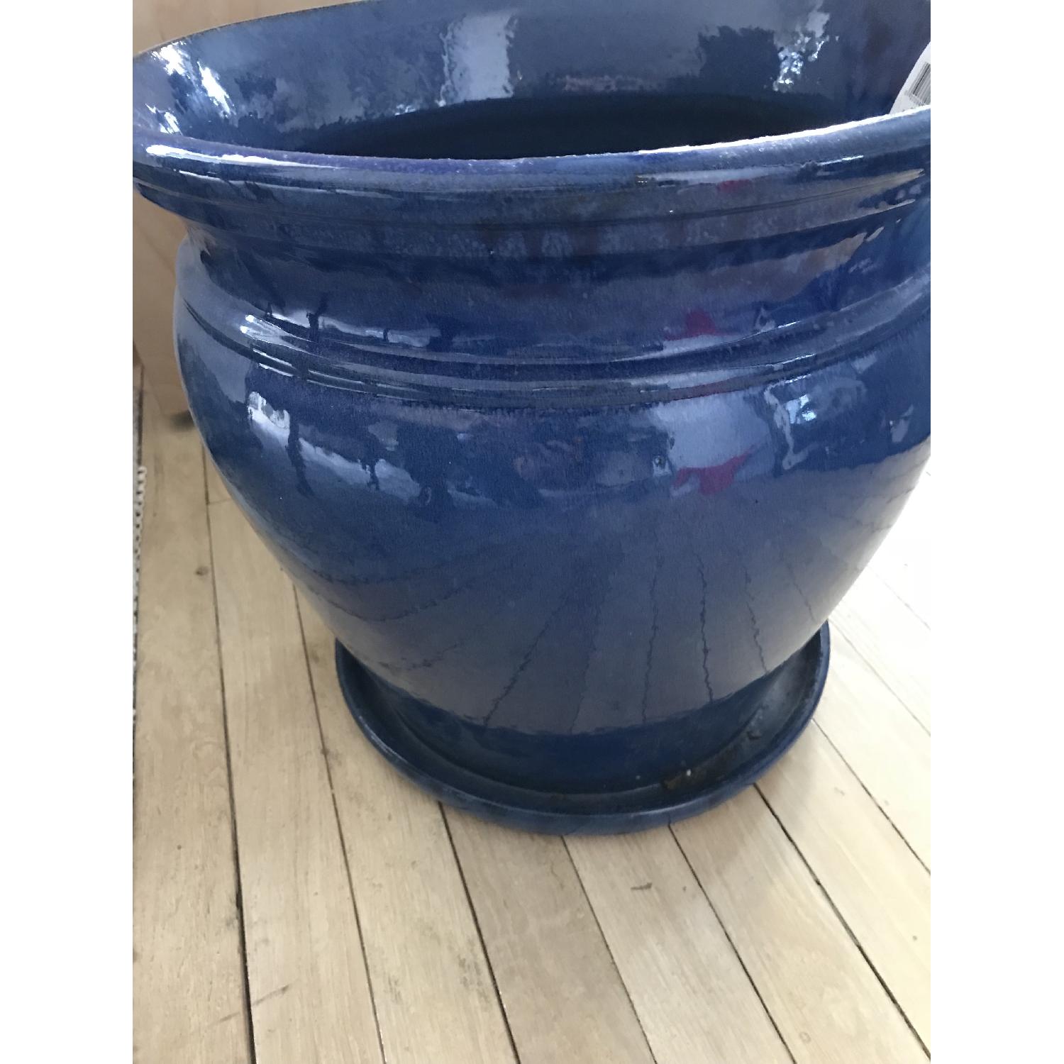 Trendspot Blue Ceramic Planter - image-2
