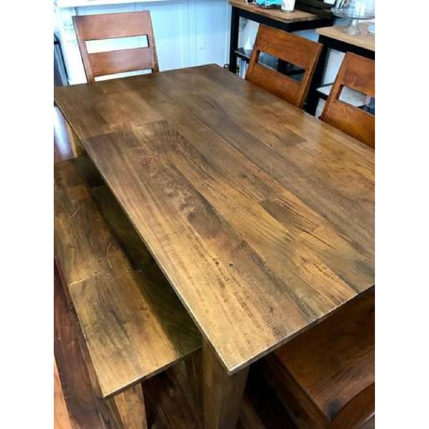 Crate & Barrel Basque Java 6-Piece Dining Set - image-2