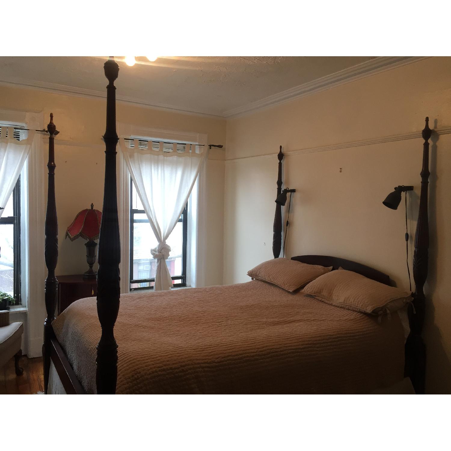 Harden Cherry Wood Queen Bed Frame - image-2