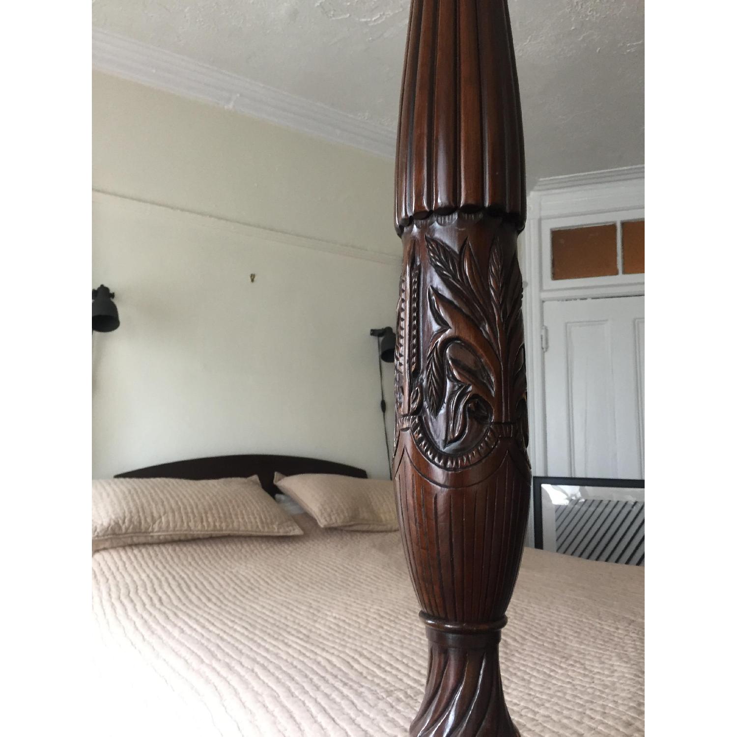 Harden Cherry Wood Queen Bed Frame - image-4