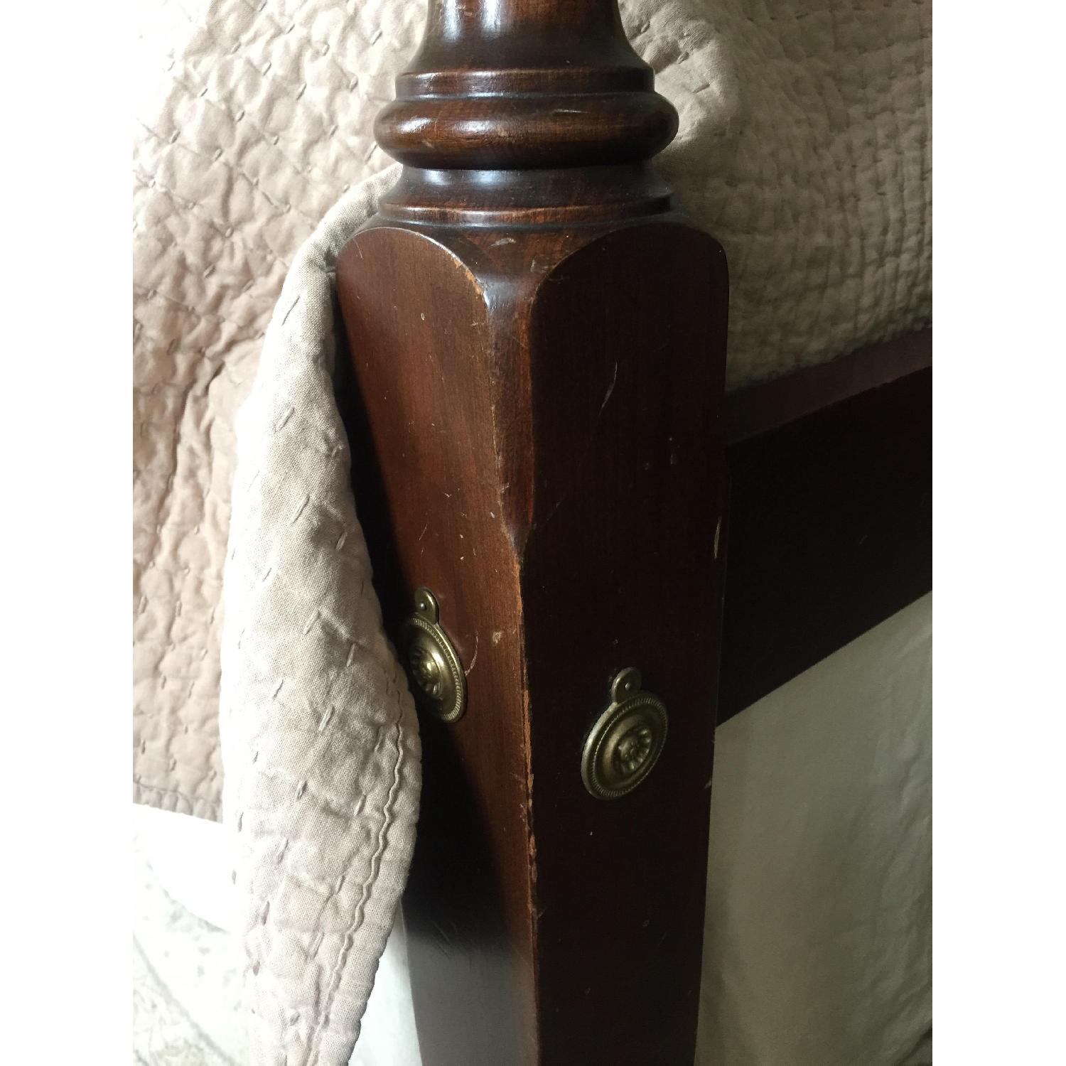 Harden Cherry Wood Queen Bed Frame - image-5