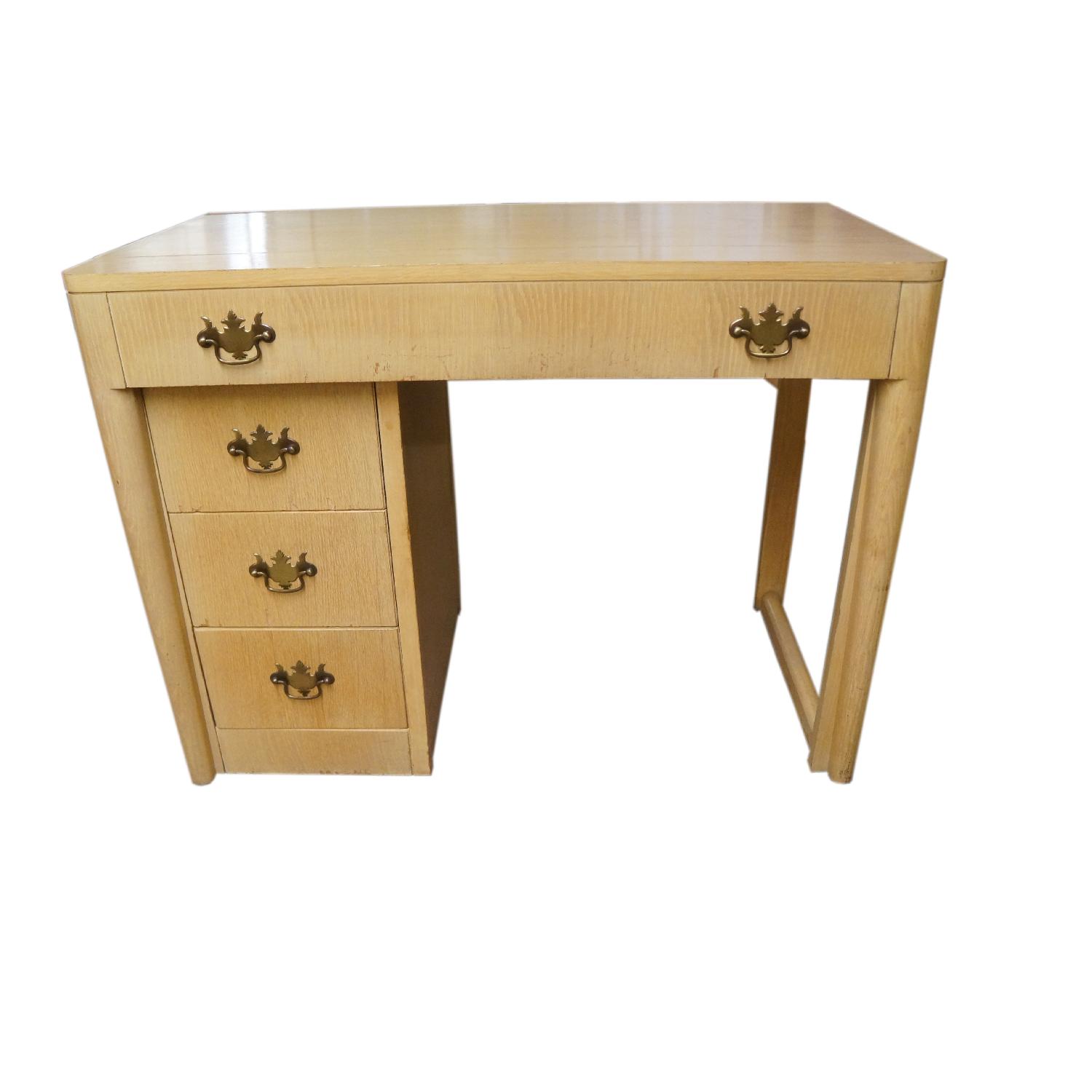 Saginaw Furniture Expandomatic Desk to Dining Table - image-0
