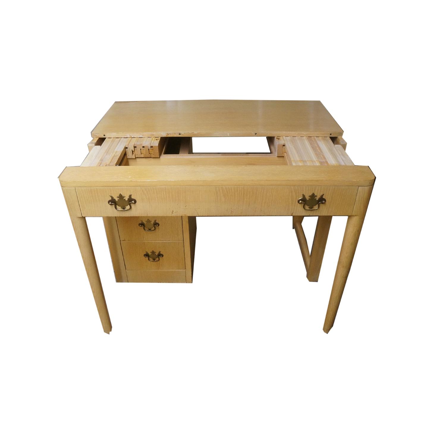 Saginaw Furniture Expandomatic Desk to Dining Table - image-4
