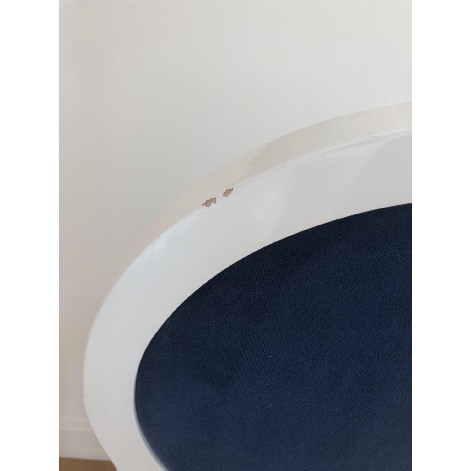 Jonathan Adler for JCP Happy Chic Navy Velveteen Side Chair - image-5