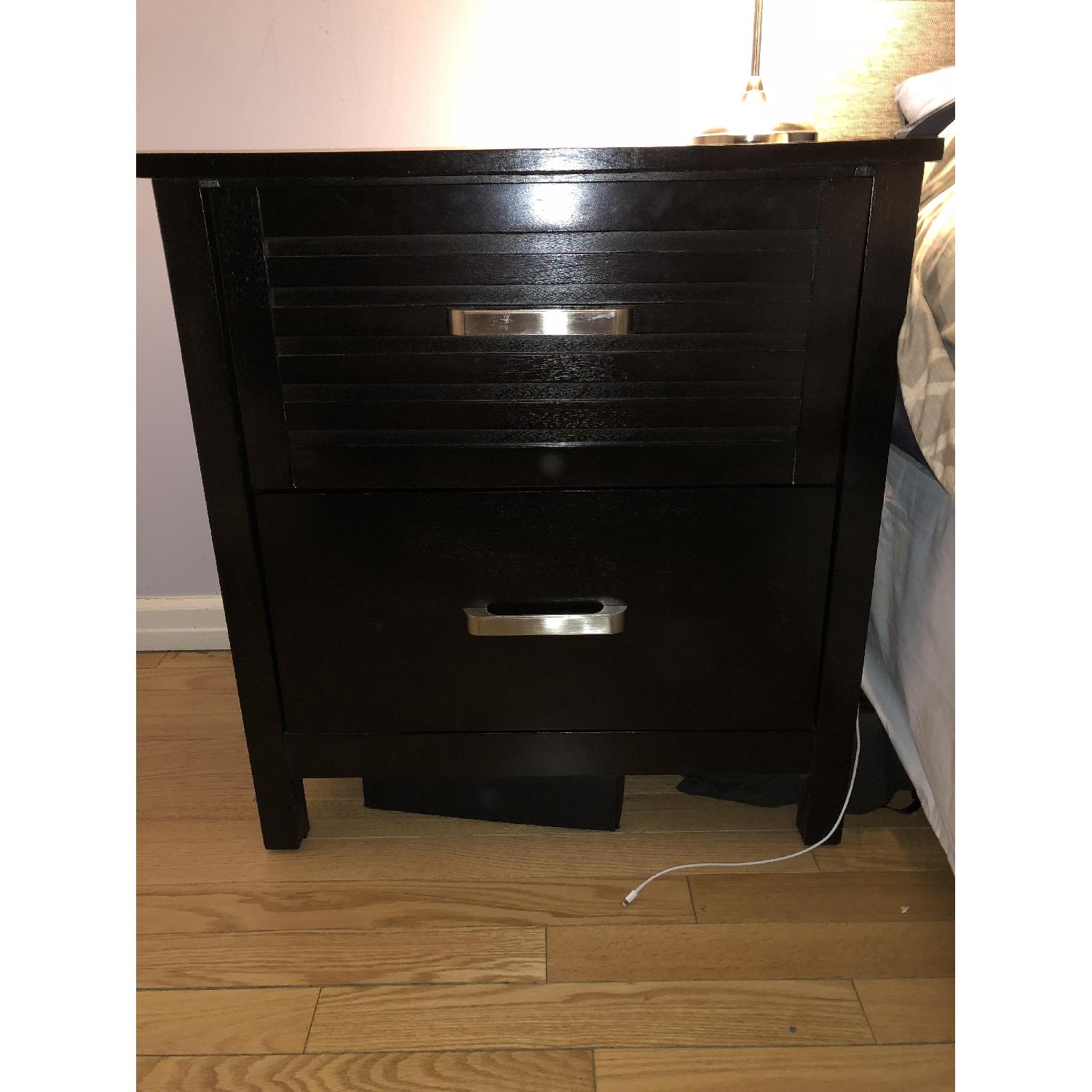 Bob's Dalton Wood Espresso Night Stand - image-1