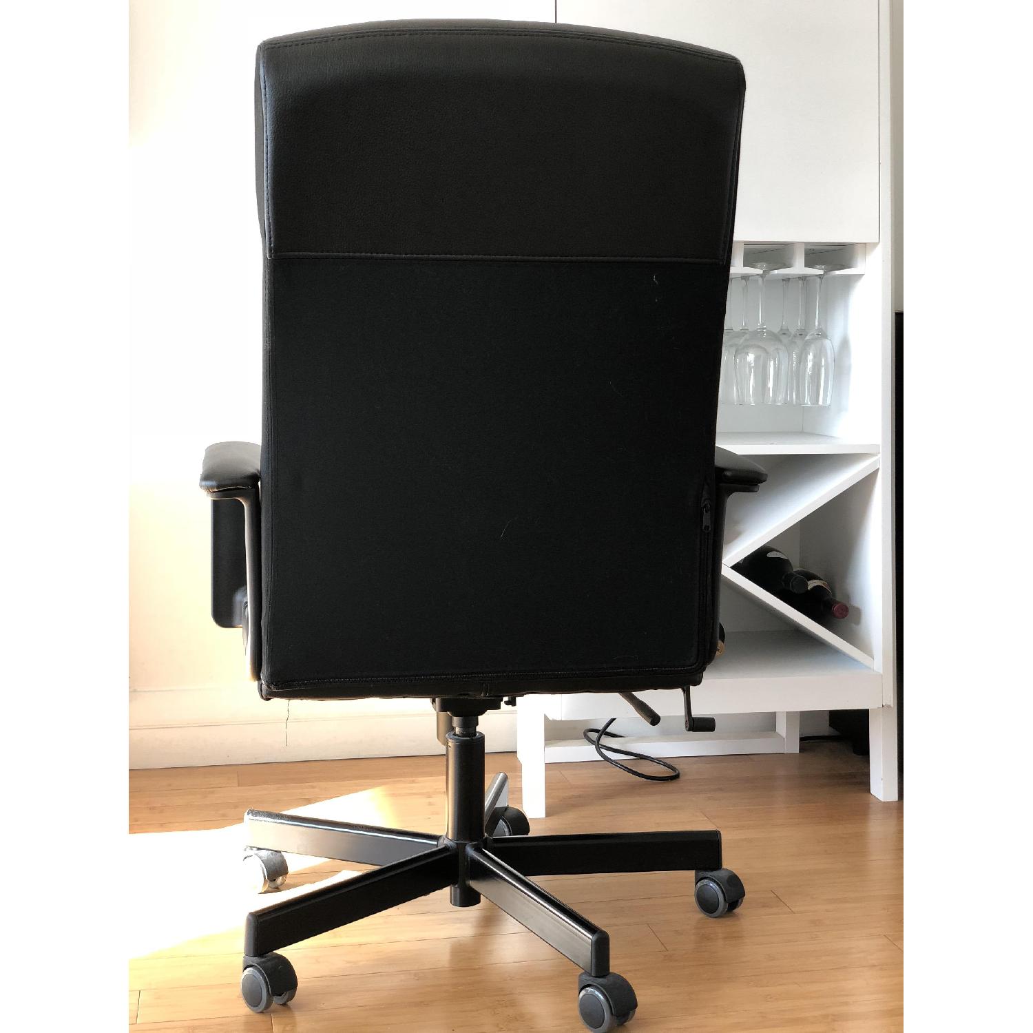 Ikea Millberget Swivel Chair in Bomstad Black - image-3