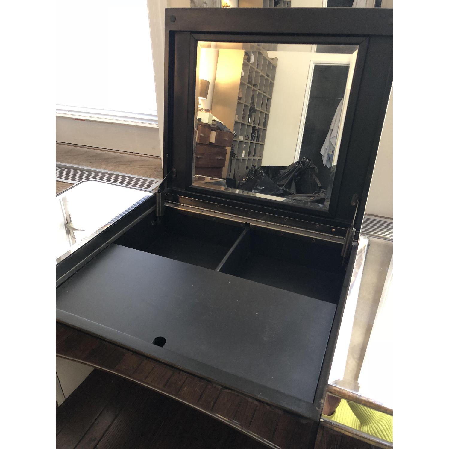 Horchow Mirrored Vanity Table - image-3