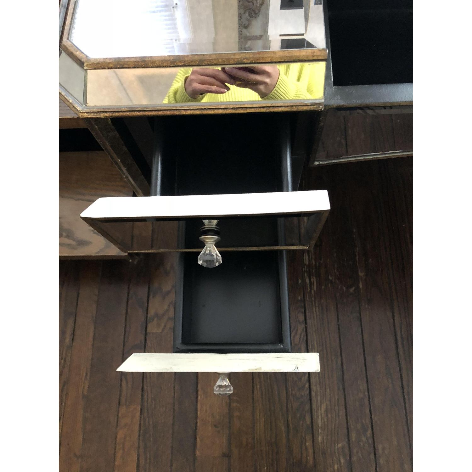 Horchow Mirrored Vanity Table - image-6