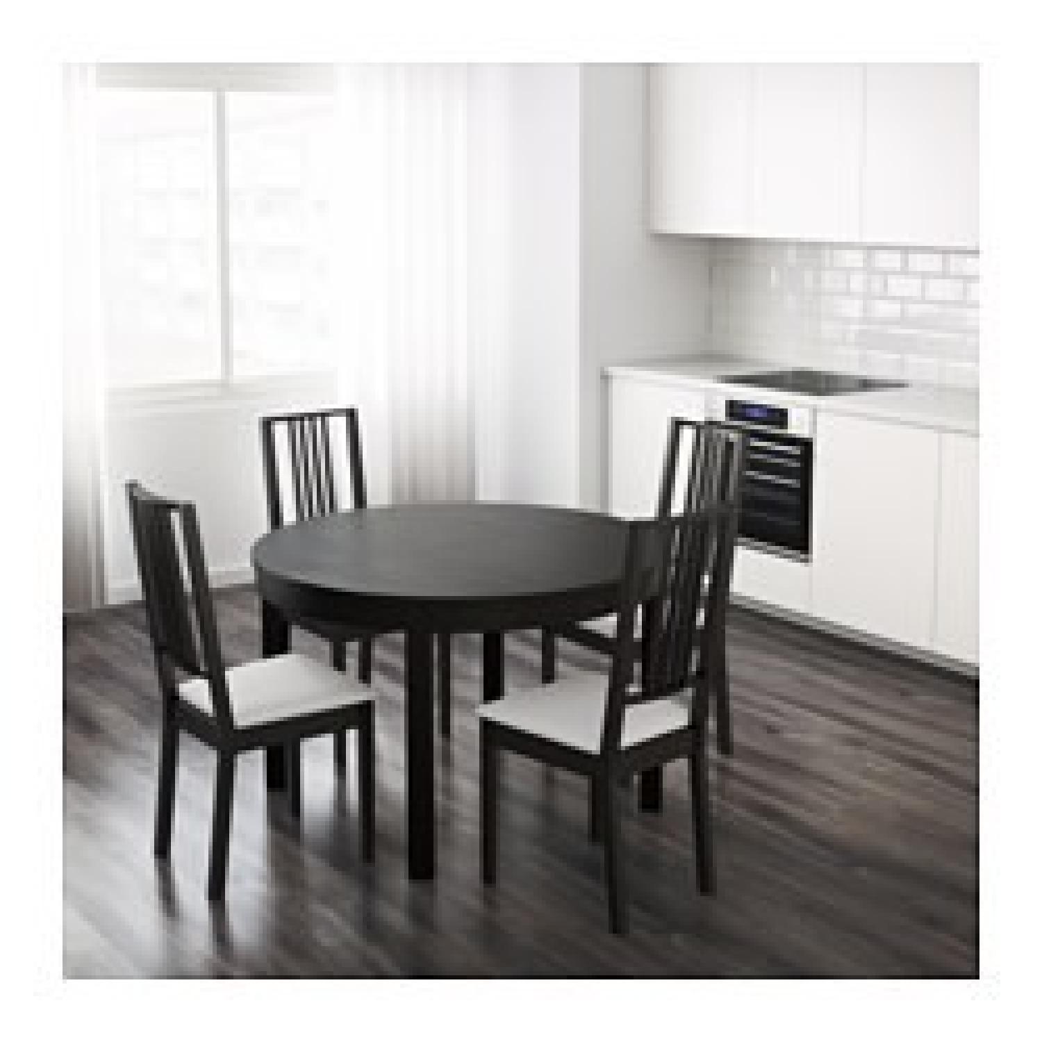 Ikea Extendable Dining Table w/ 6 Chairs - image-2