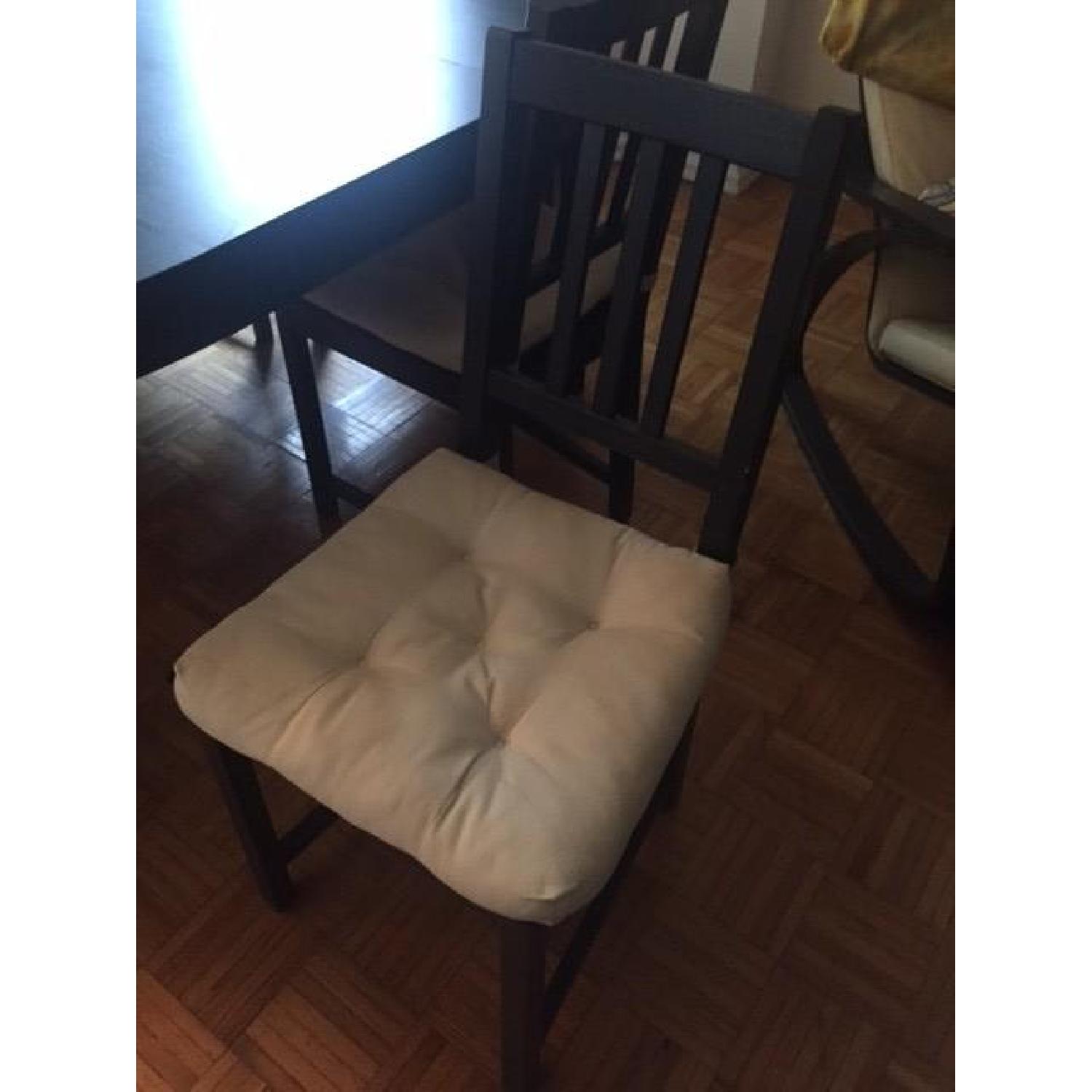 Ikea Extendable Dining Table w/ 6 Chairs - image-5