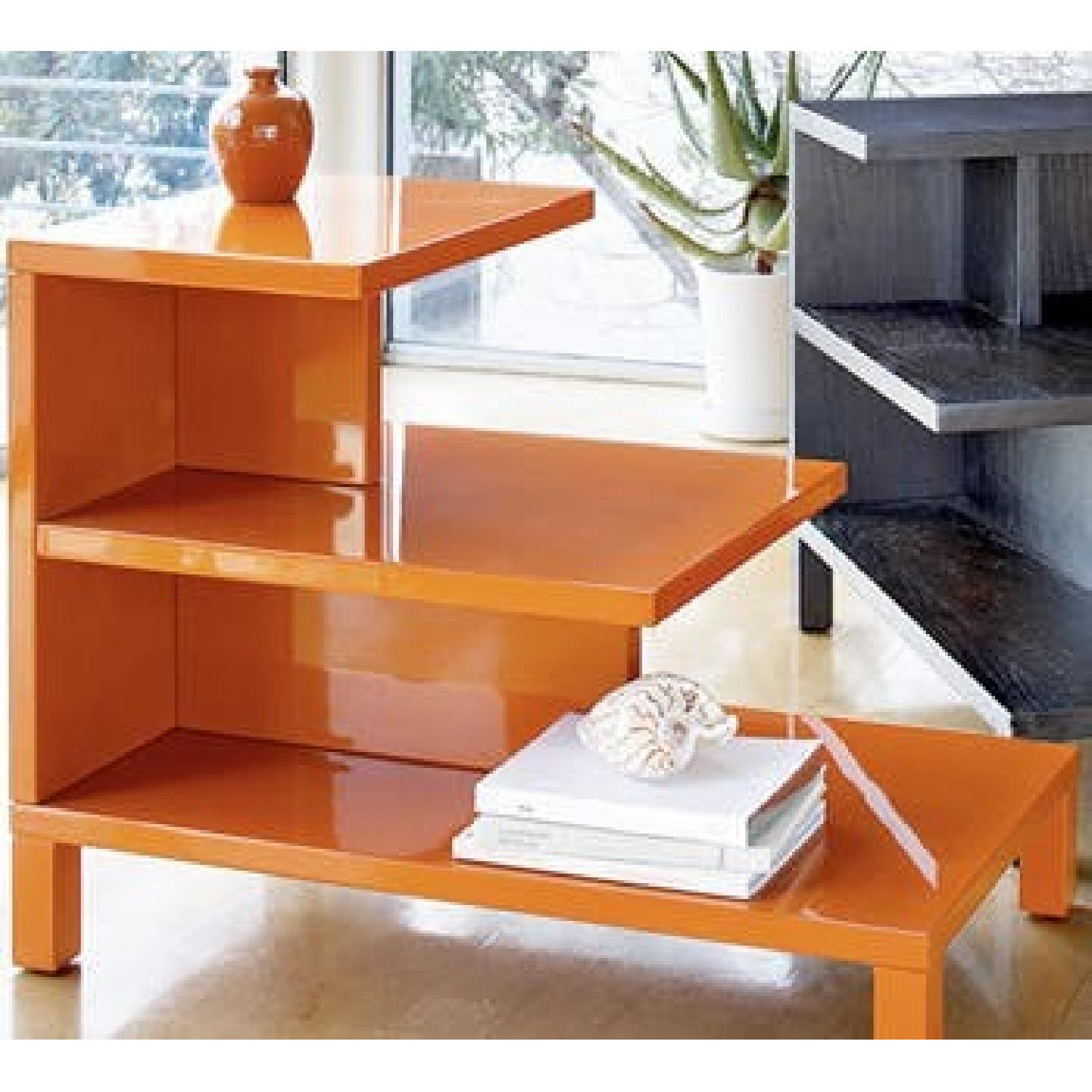 West Elm Orange Side Table - image-1