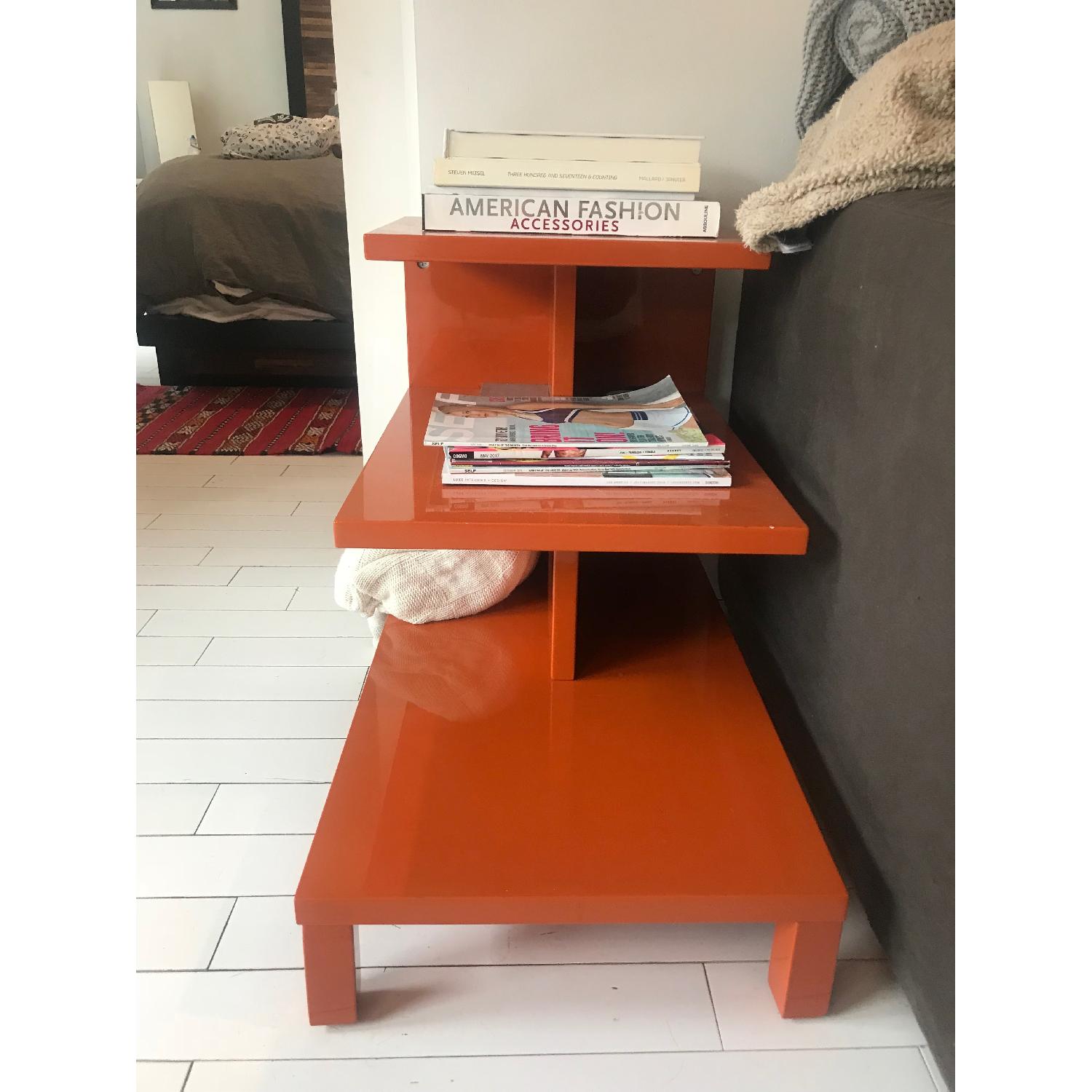 West Elm Orange Side Table - image-2