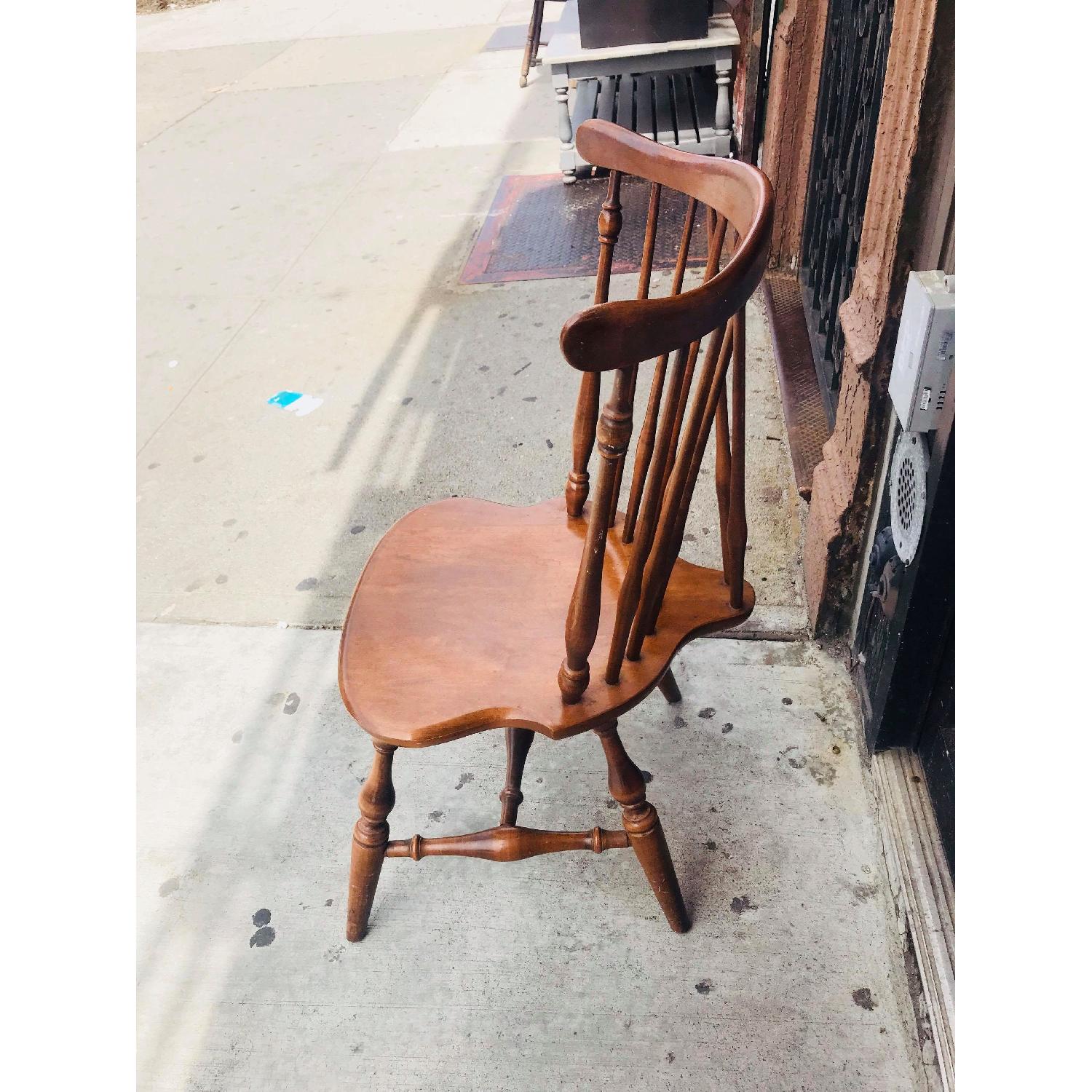 Ethan Allen Heirloom Maple Fiddleback Duxbury Side Chair - image-2