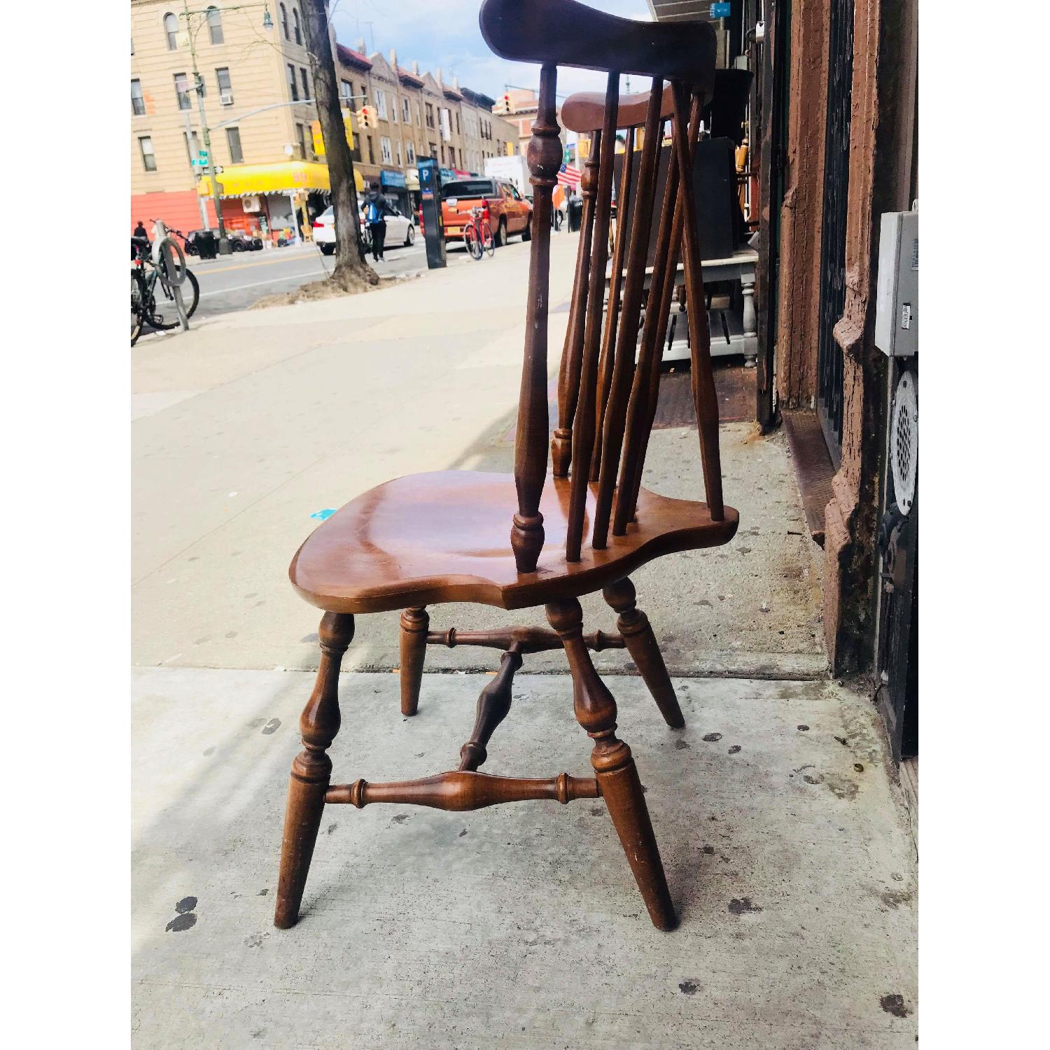 Ethan Allen Heirloom Maple Fiddleback Duxbury Side Chair - image-4