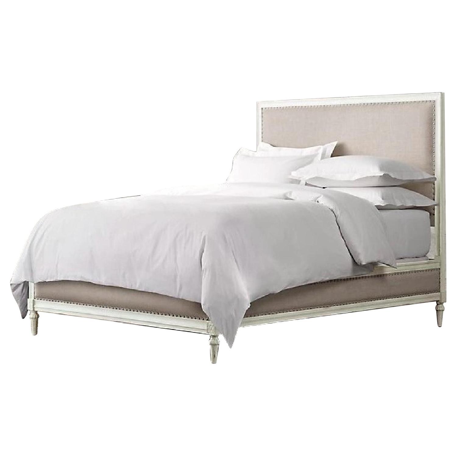 Restoration Hardware Maison Upholstered Queen Bed AptDeco