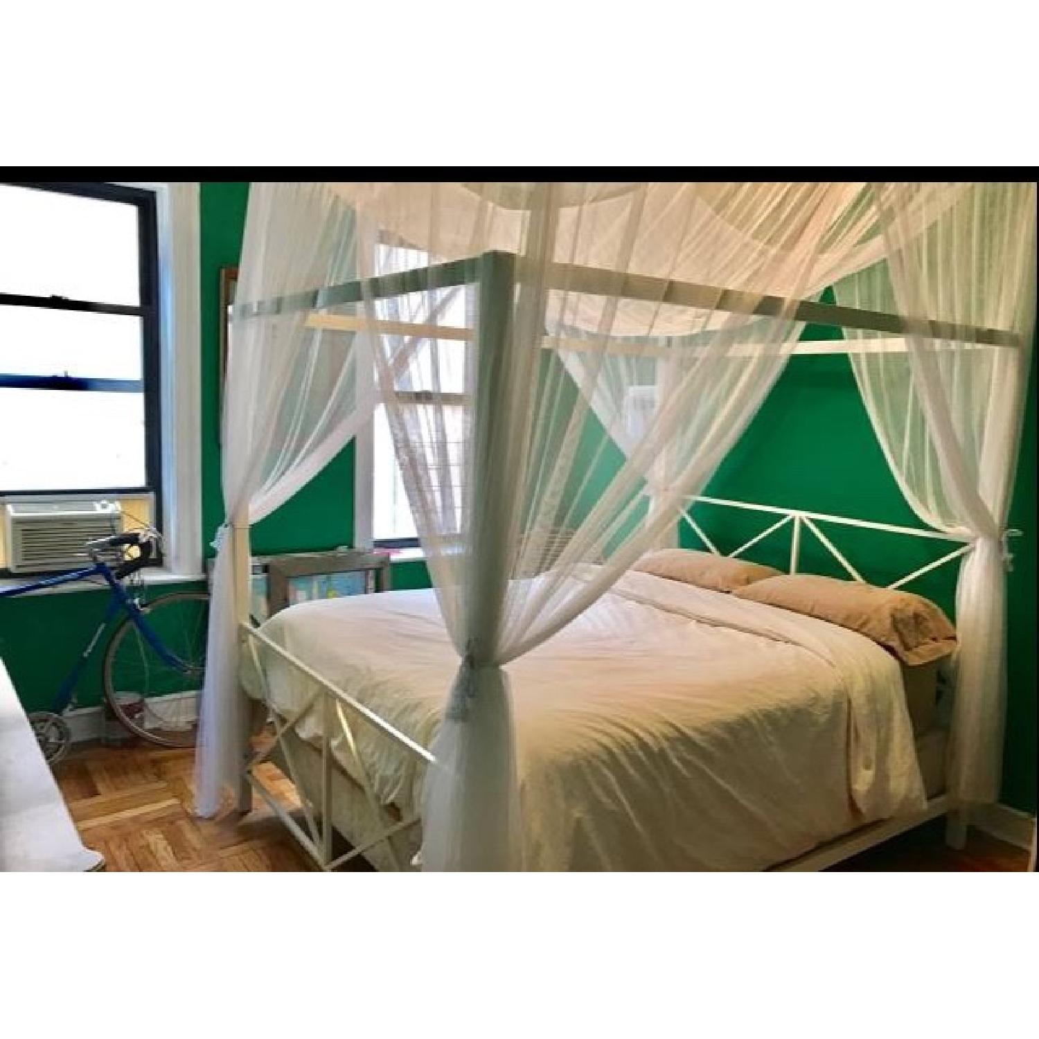 DHP Rosedale Metal Queen Size Canopy Bed - image-1