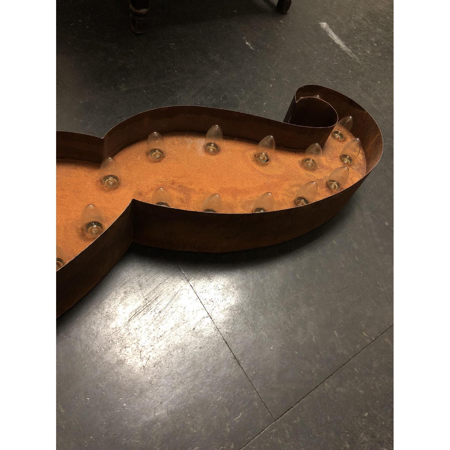 Vintage Marquee Mustache Sign w/ Lights - image-2